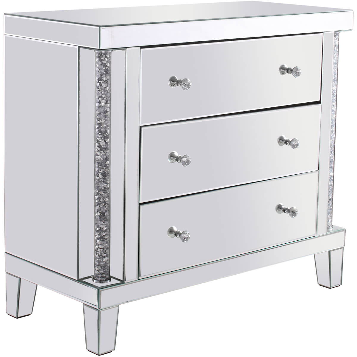 Modern 35.5" Crystal Cabinet