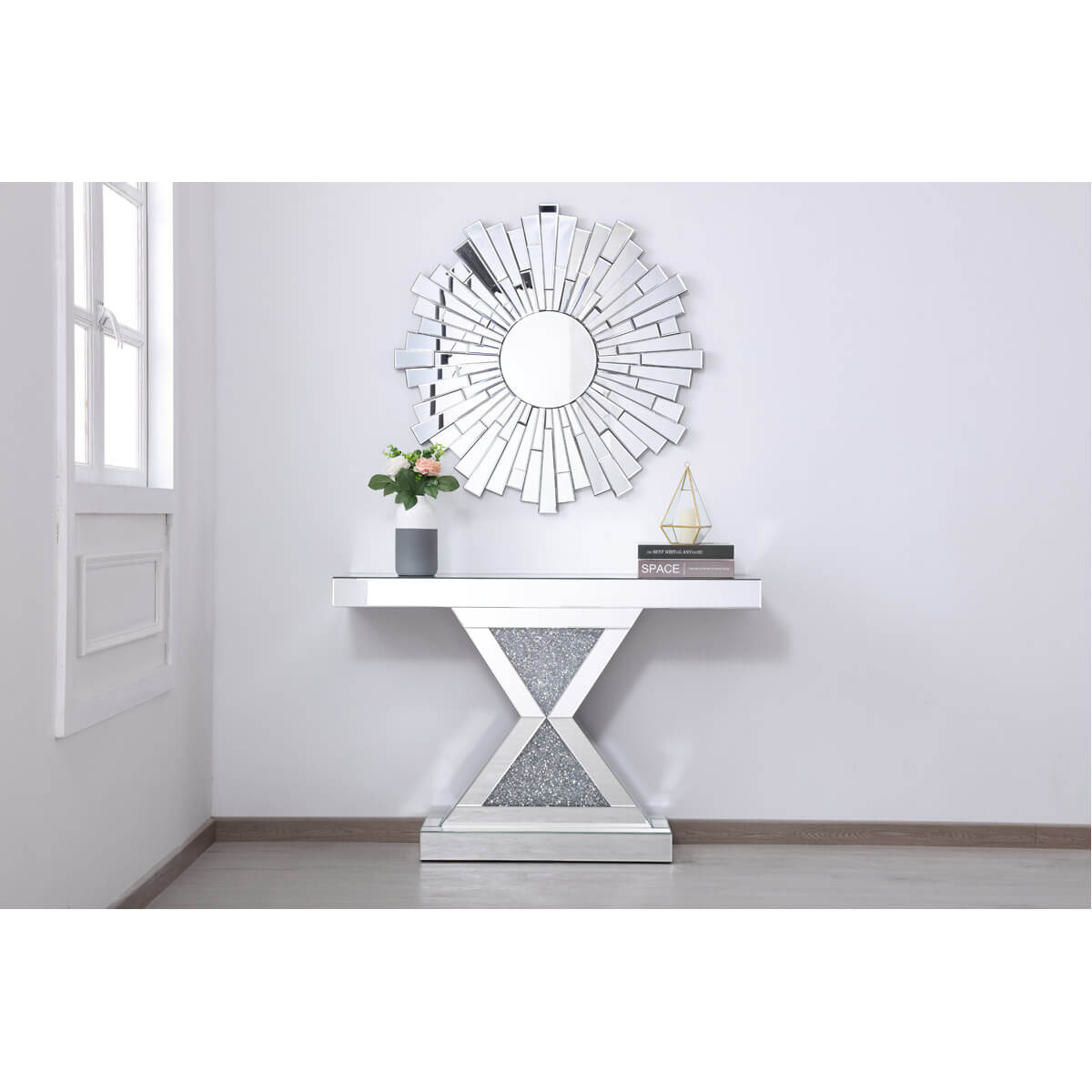 Modern 47" Console Table, Composition 1