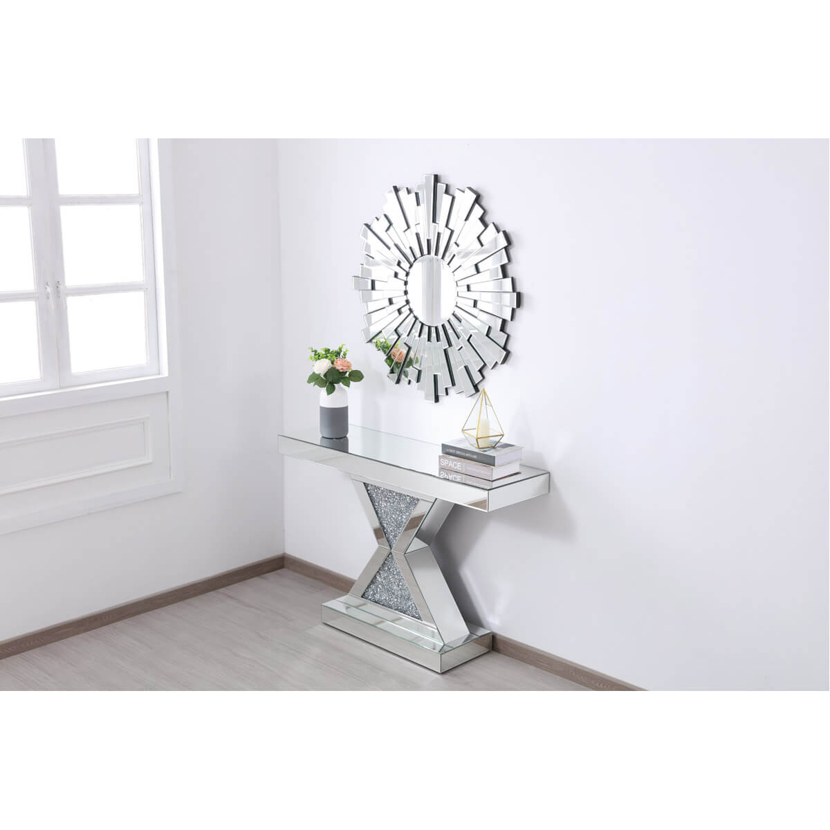 Modern 47" Console Table, Composition 1