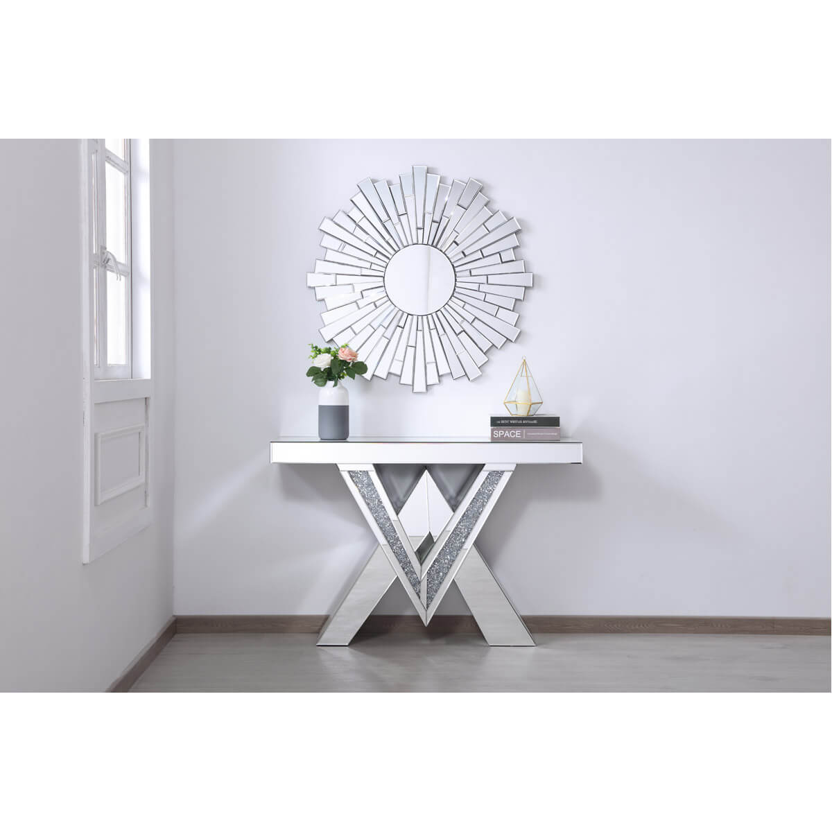 Modern 47" Console Table, Composition 2