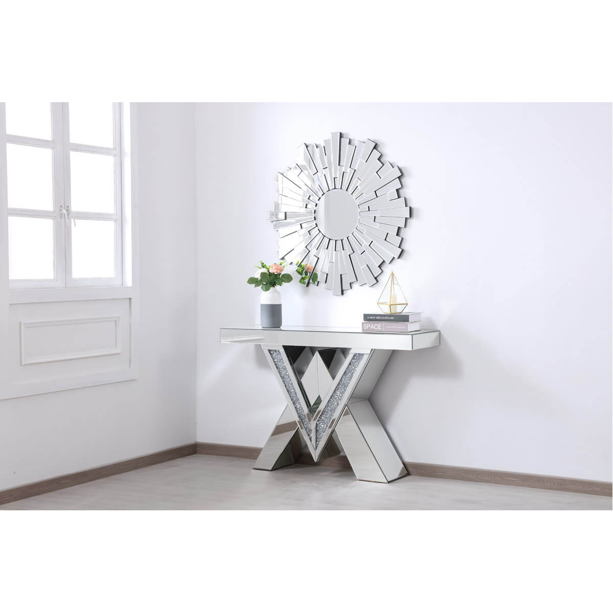 Modern 47" Console Table, Composition 2