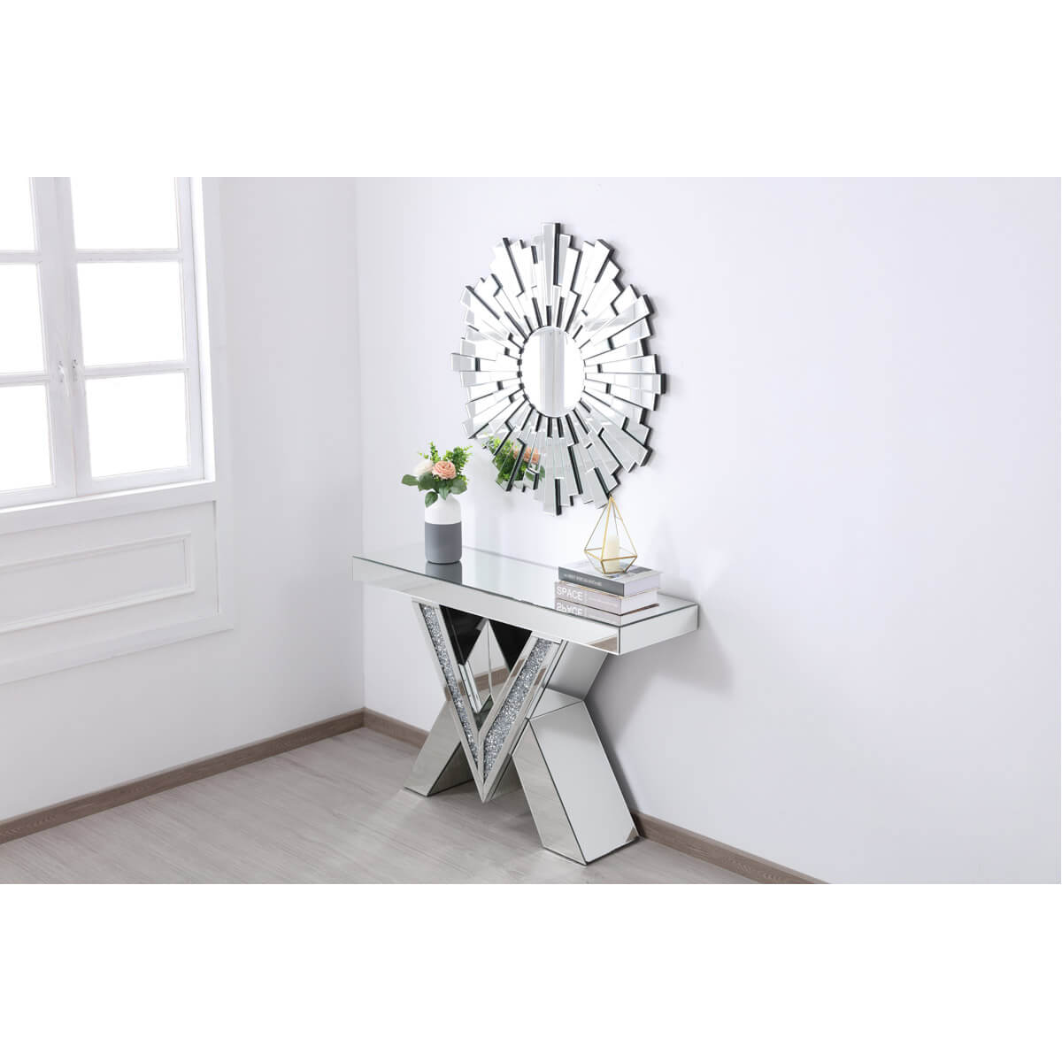 Modern 47" Console Table, Composition 2