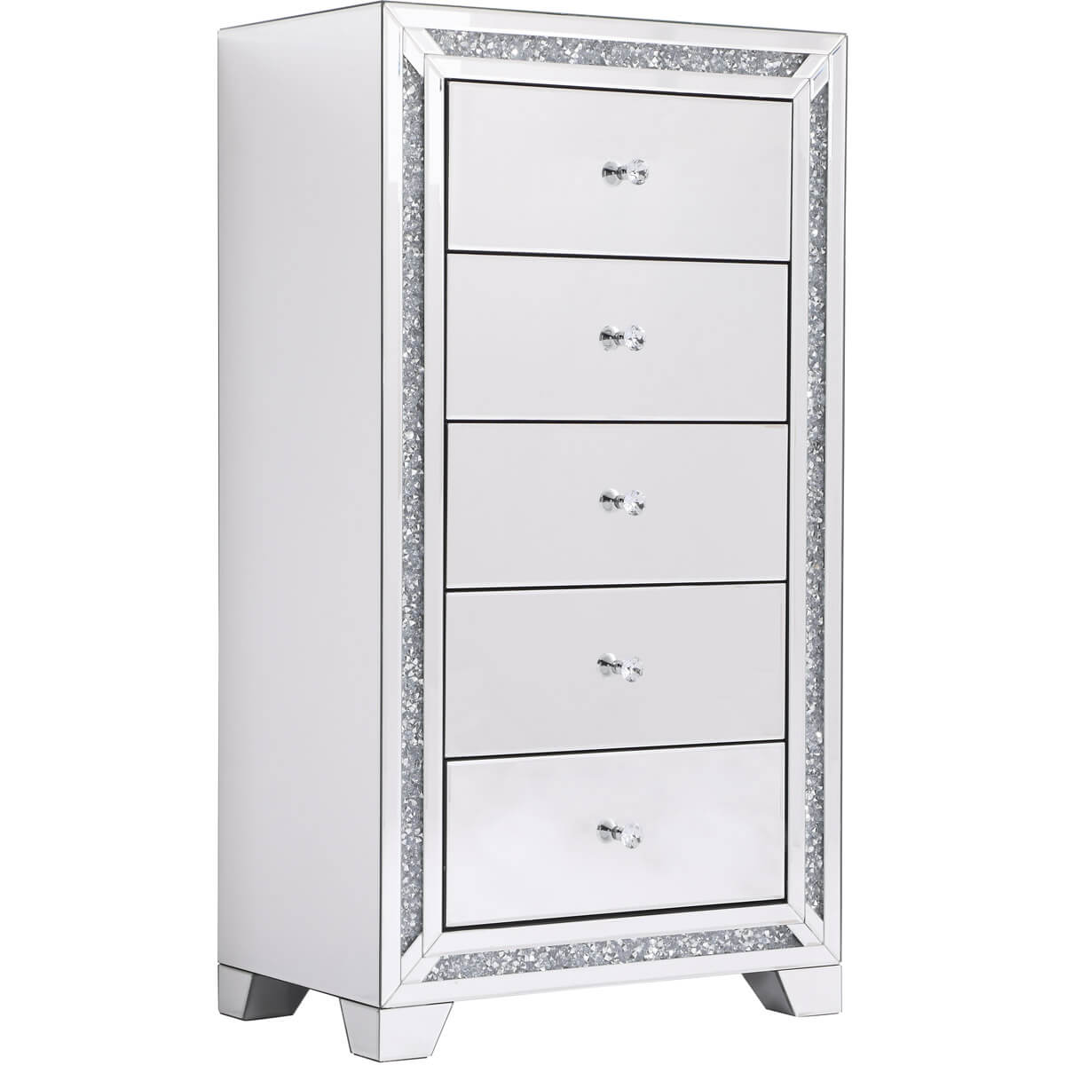 Modern 25.5" 5 Drawer Cabinet