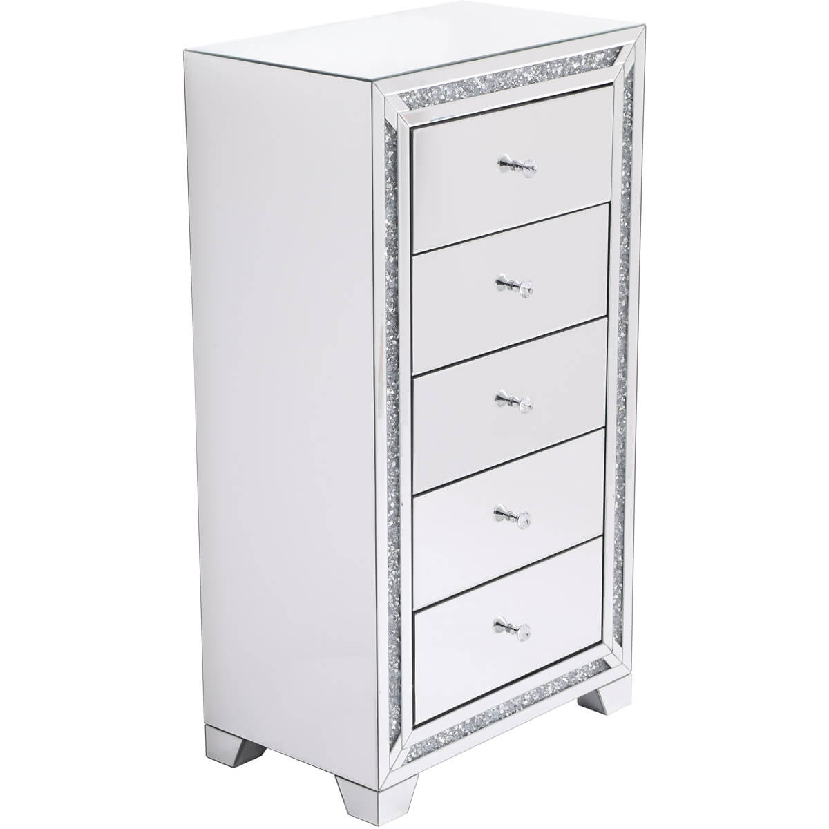 Modern 25.5" 5 Drawer Cabinet
