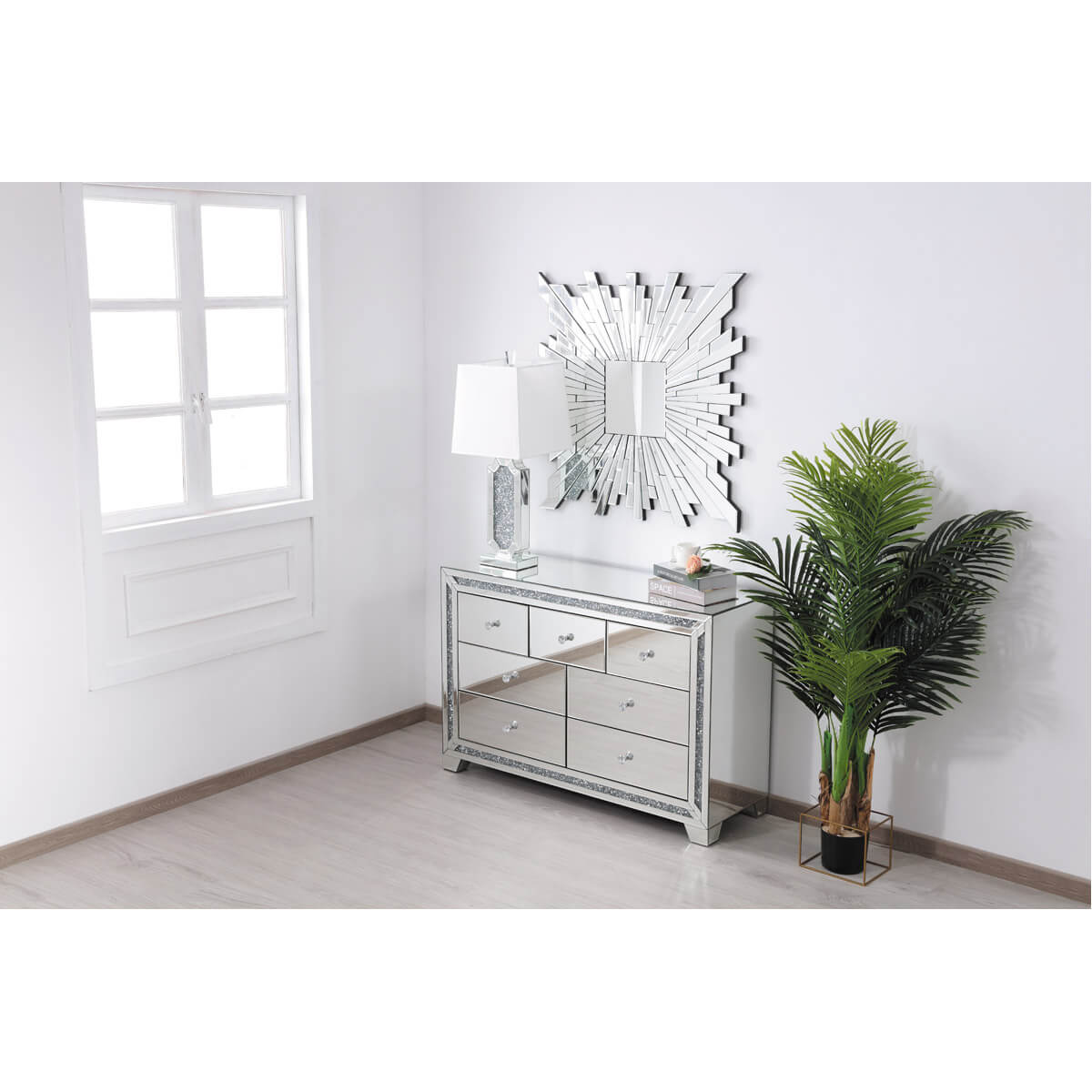 Modern 47" 7 Drawer Cabinet