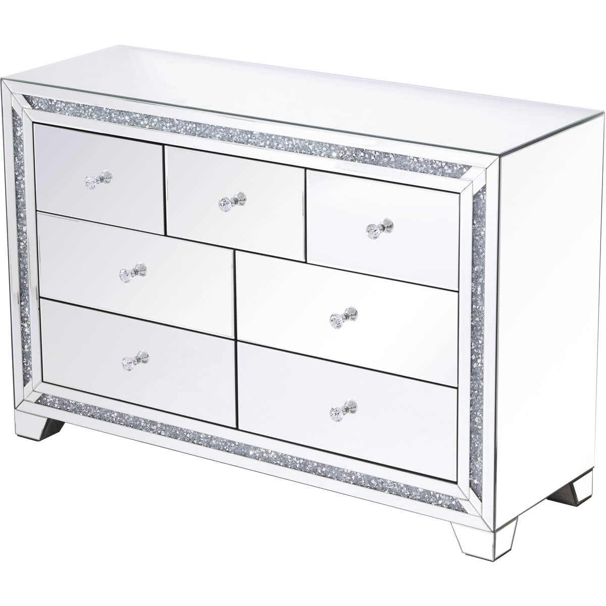Modern 47" 7 Drawer Cabinet