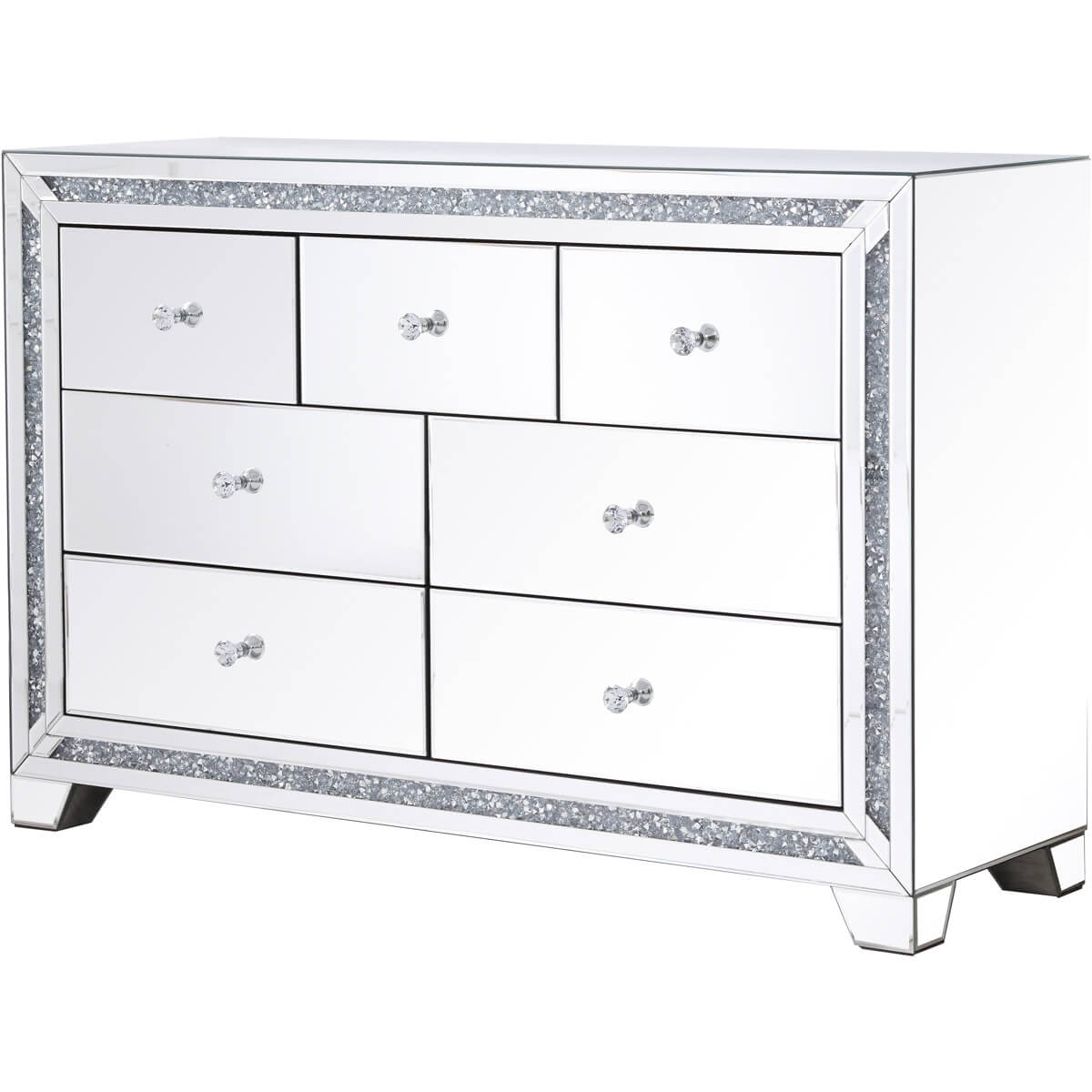 Modern 47" 7 Drawer Cabinet