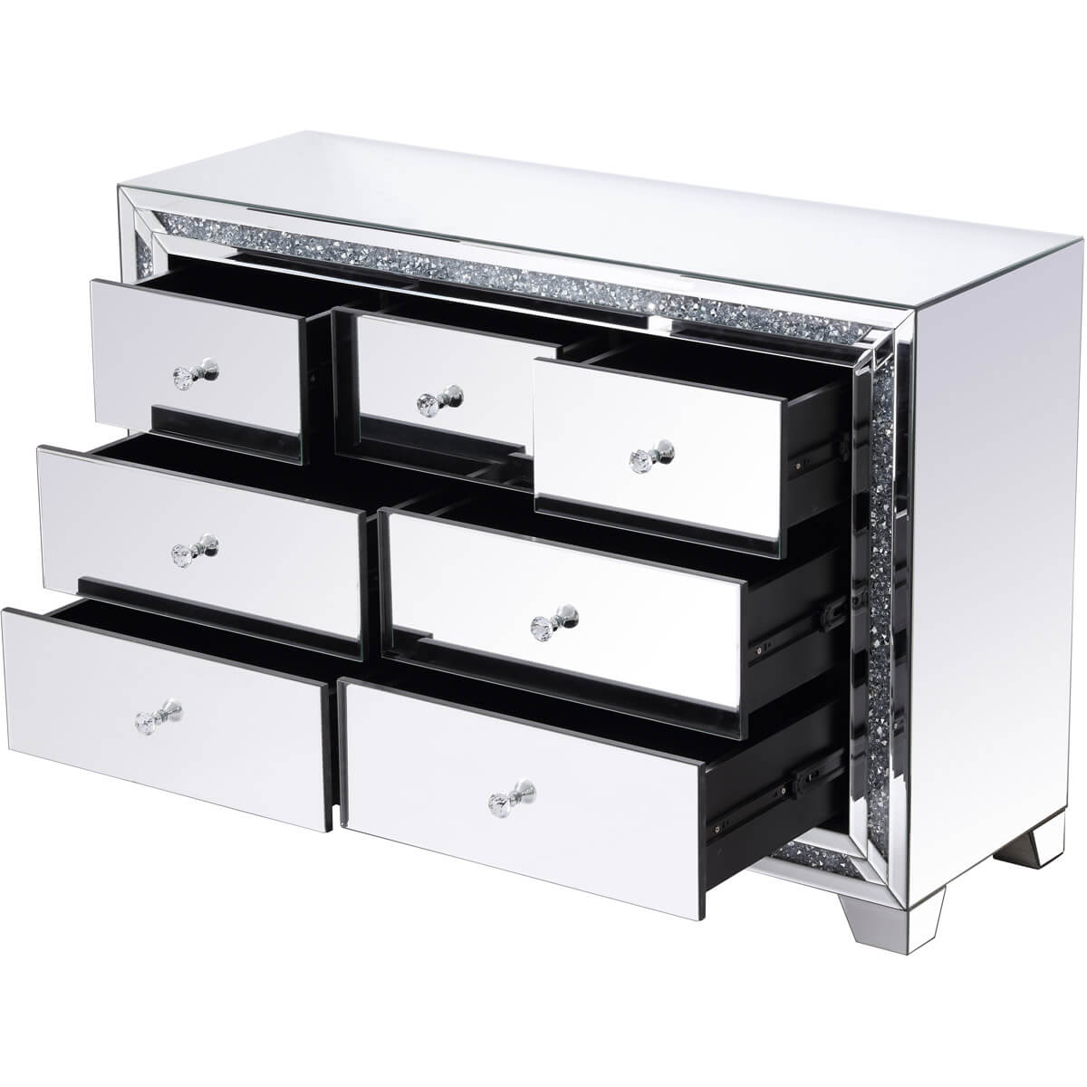Modern 47" 7 Drawer Cabinet