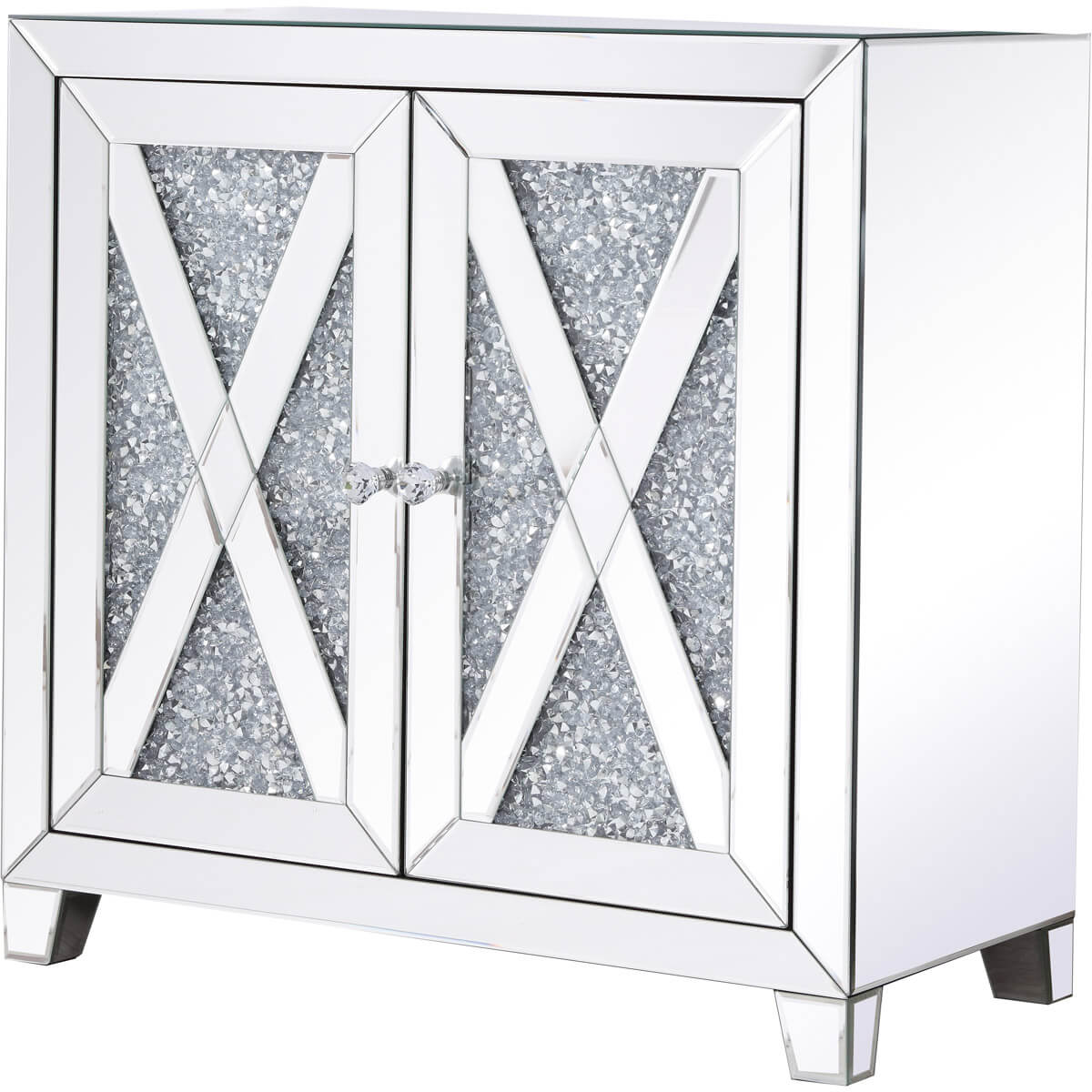 Modern 28" 2 Door Cabinet