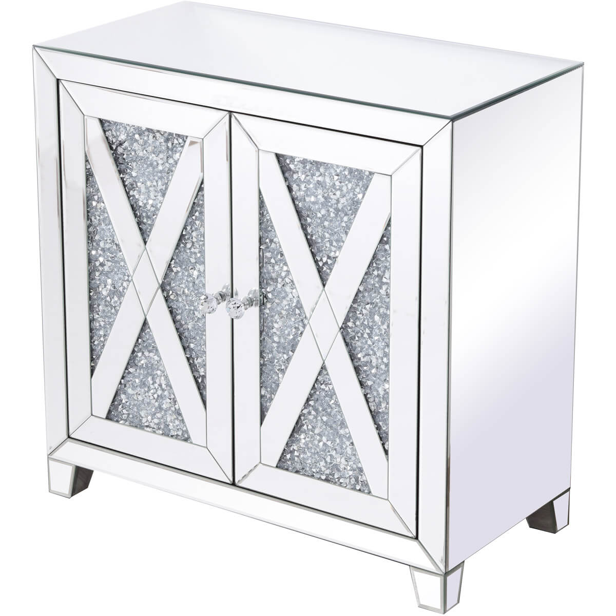 Modern 28" 2 Door Cabinet