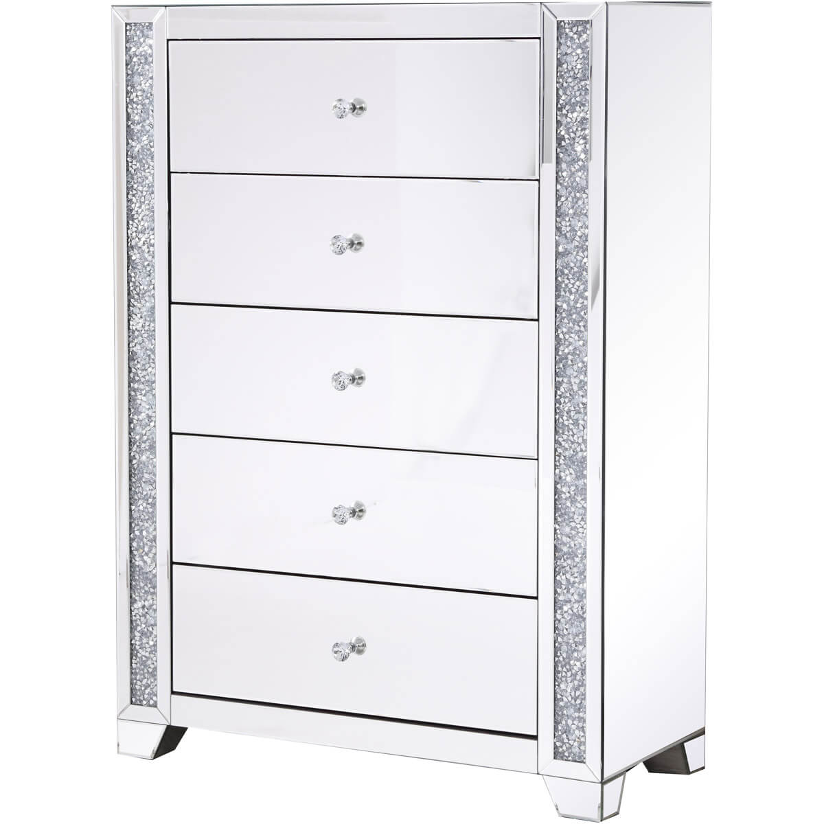 Modern 34" 5 Drawer Cabinet