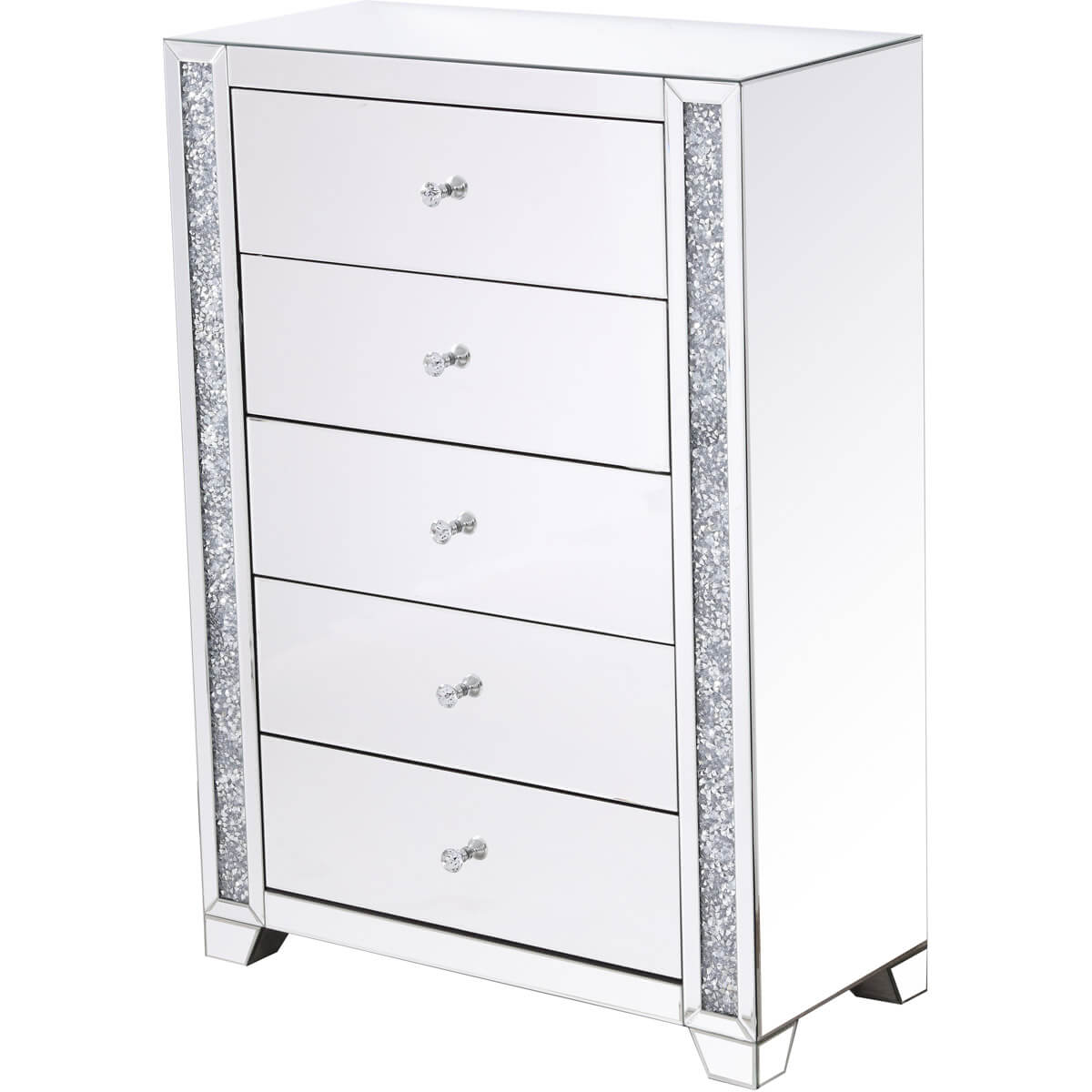 Modern 34" 5 Drawer Cabinet
