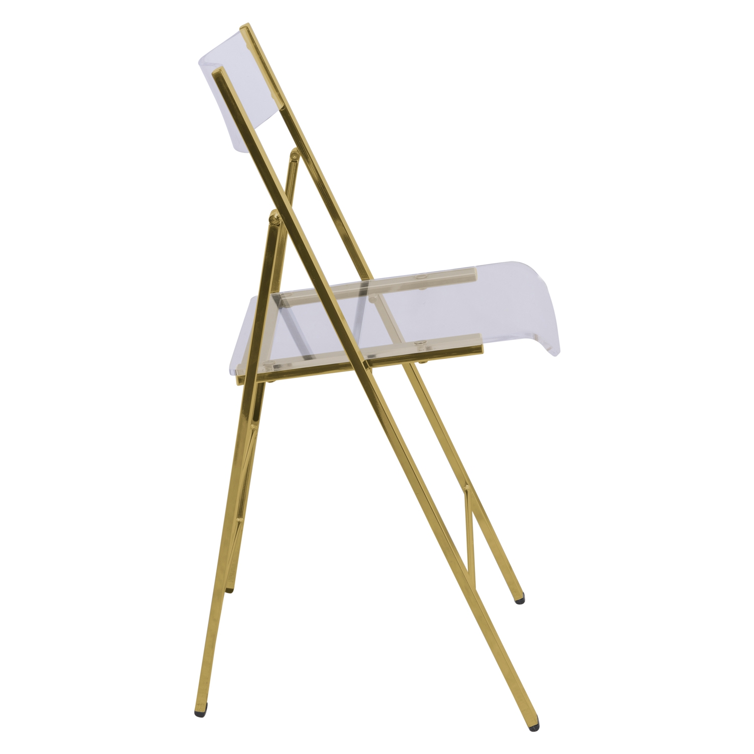 Menno Acrylic Folding Chair (Set of 4)