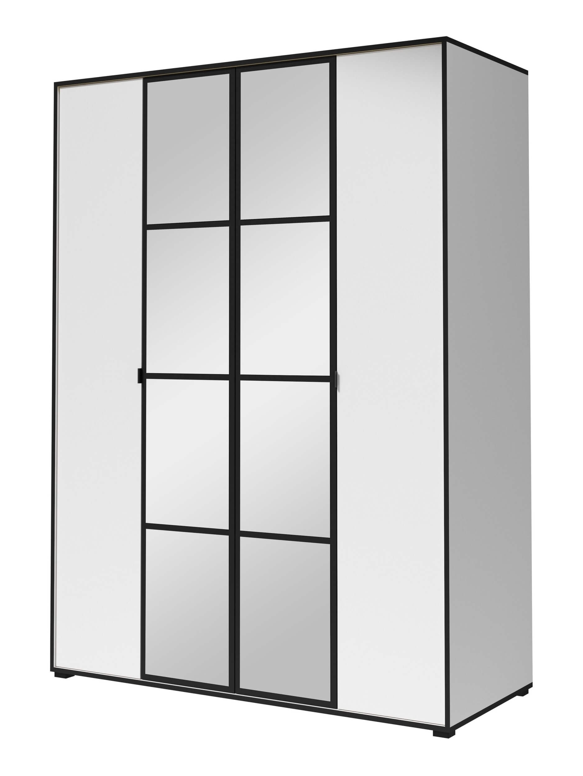 Manhattan 71" Wardrobe Cabinet w/Glass Doors