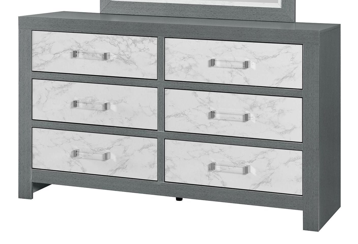 Micah MDF Double Dresser w/6 Drawers