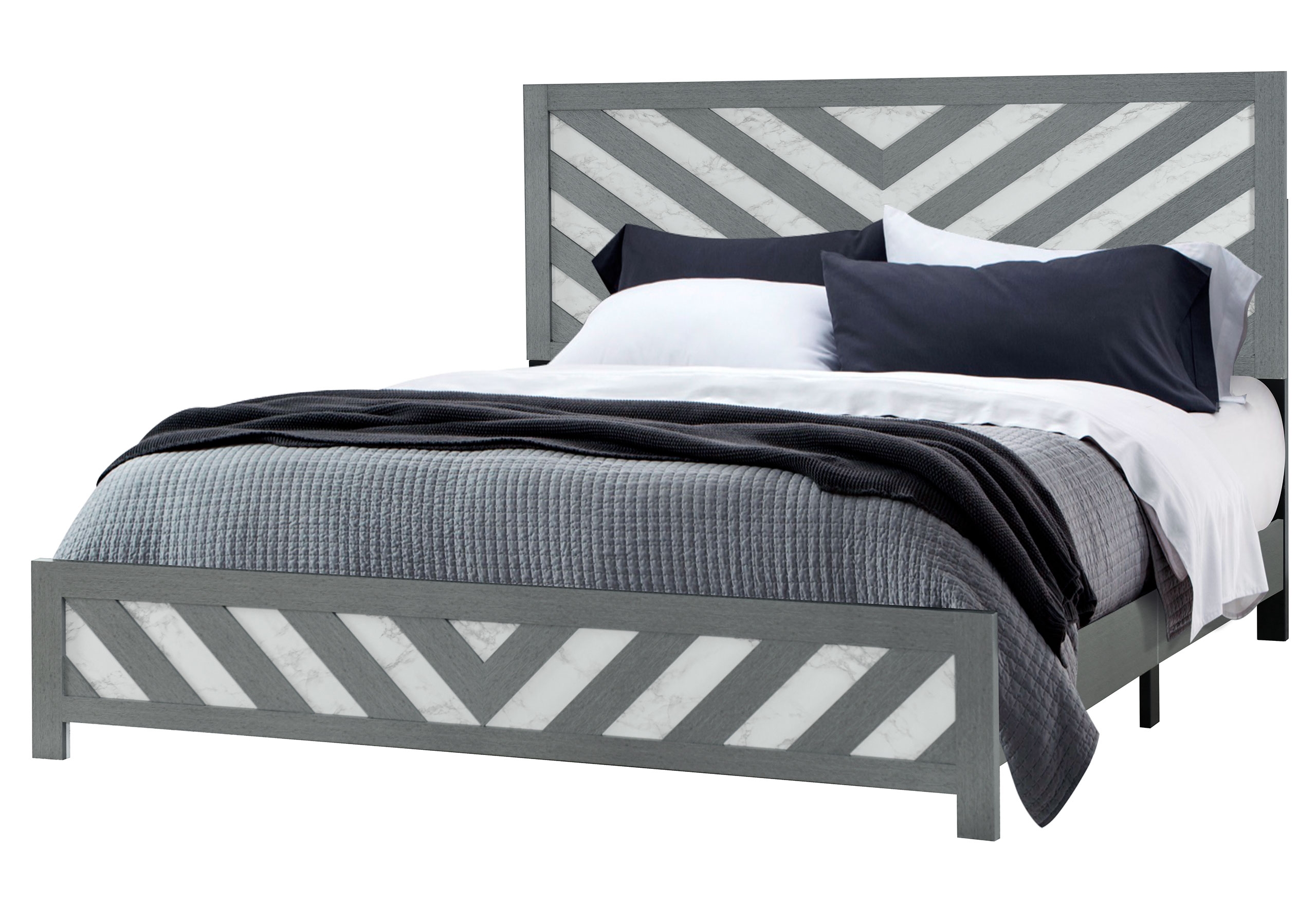 Micah MDF/Wood Panel Bedroom Set