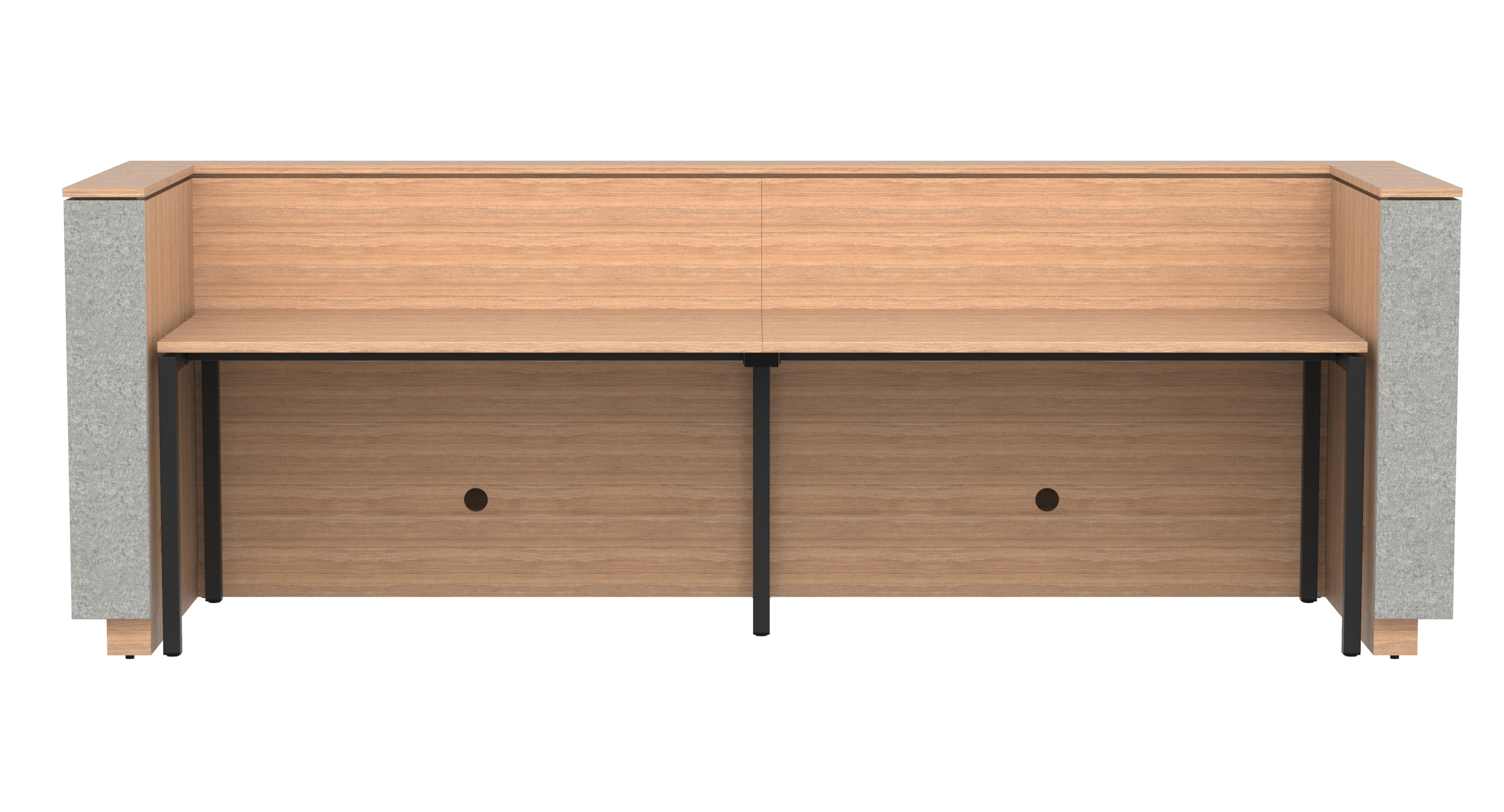 NARBUTAS Domino 126" U-Shaped Reception Table