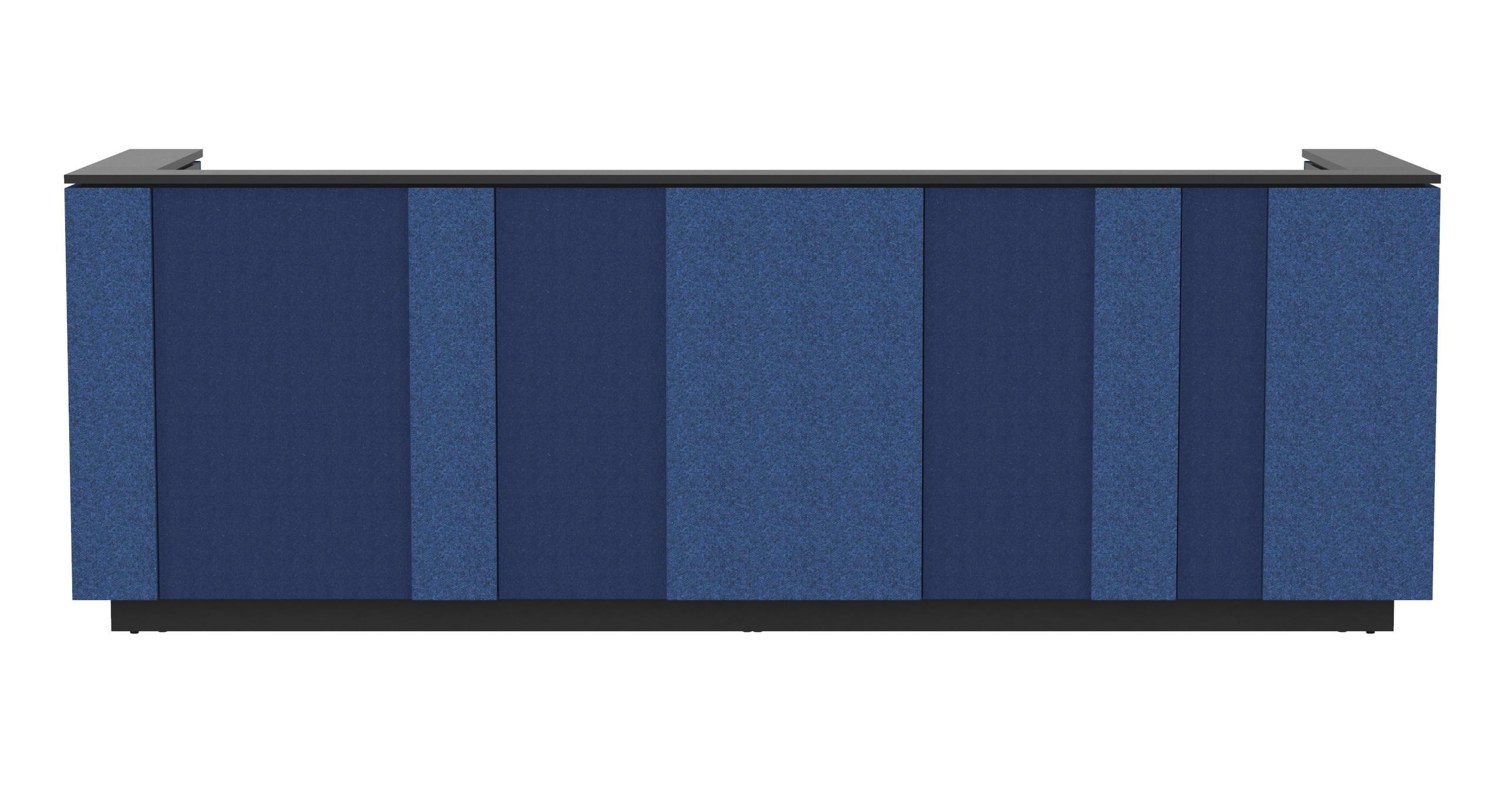NARBUTAS Domino 126" 1 Color Combination Reception Desk