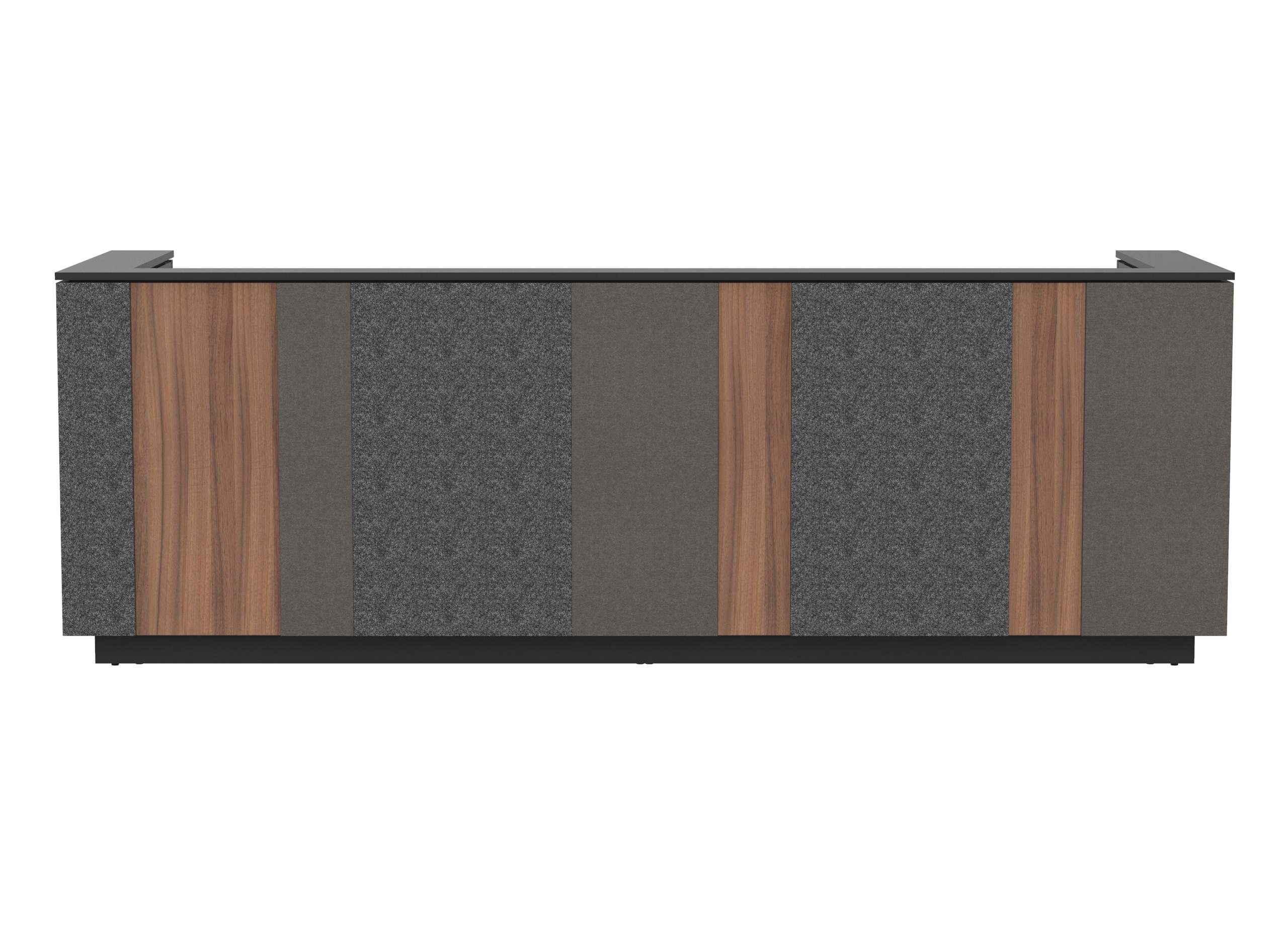 Domino 126" 4 Color Combination Reception Desk