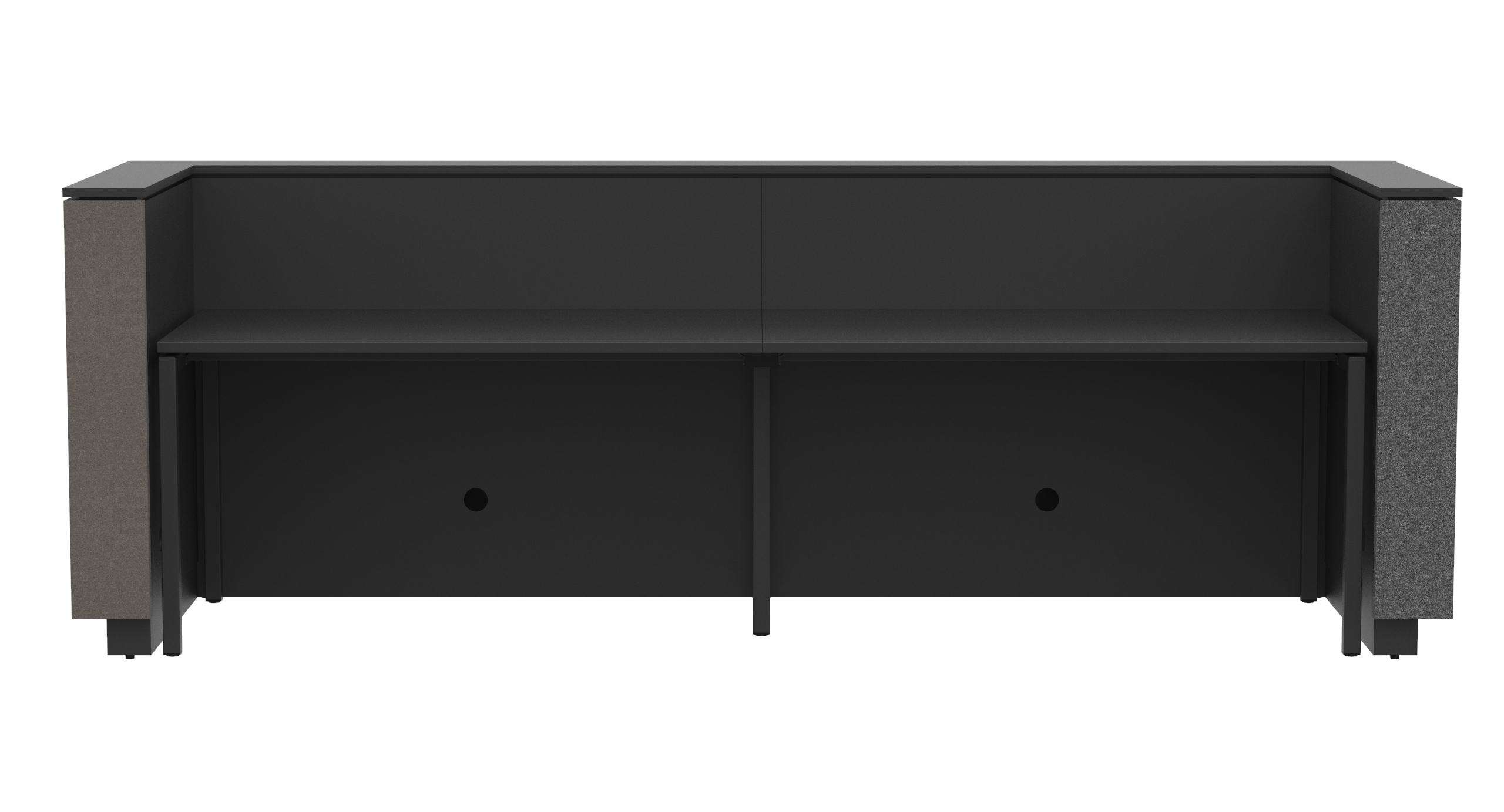 Domino 126" Reception Desk Table by NARBUTAS