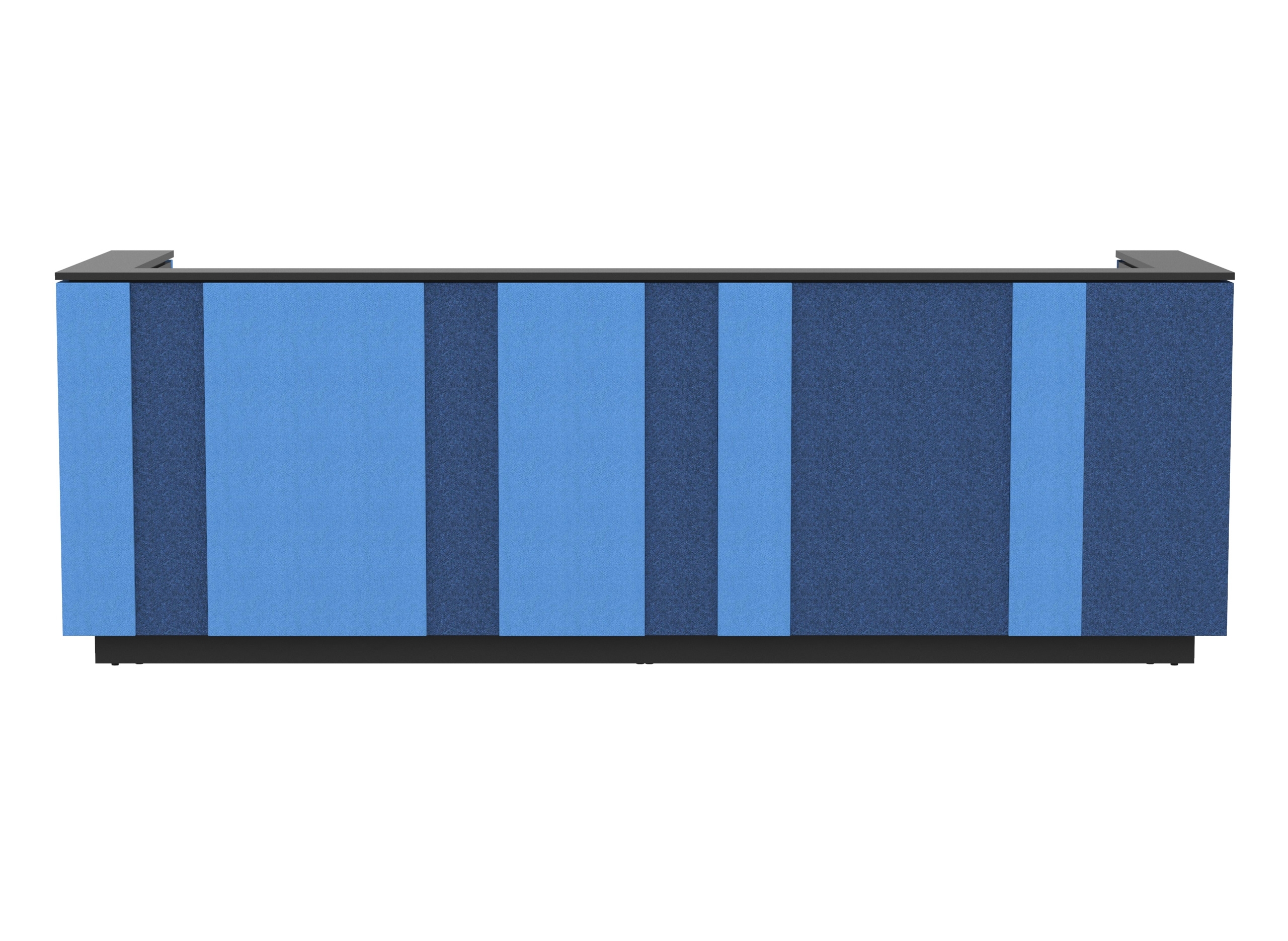Domino 126" Combination 6 color Reception Desk