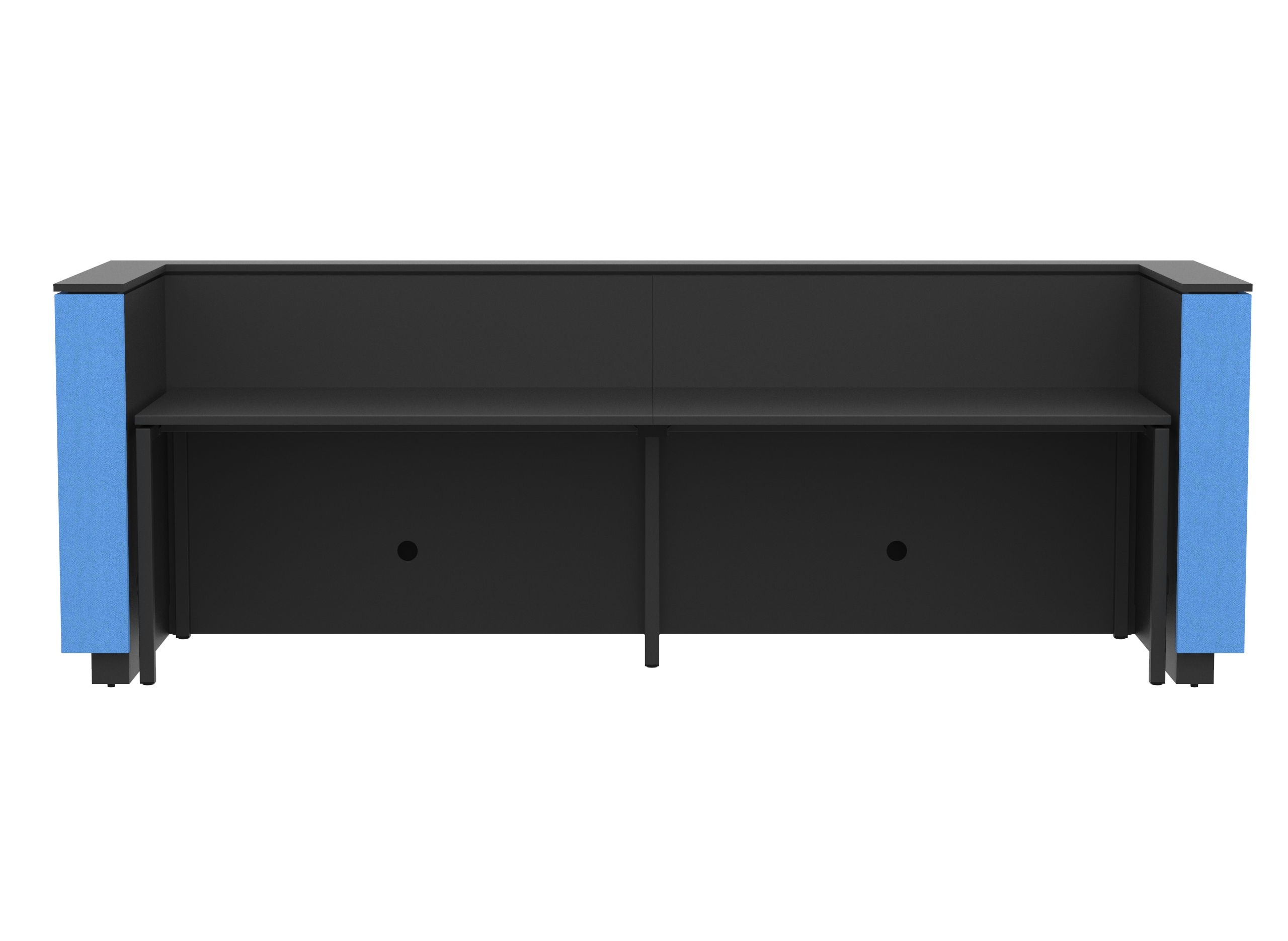 Domino 126" 5 Color Combination Fabric Panels Reception table