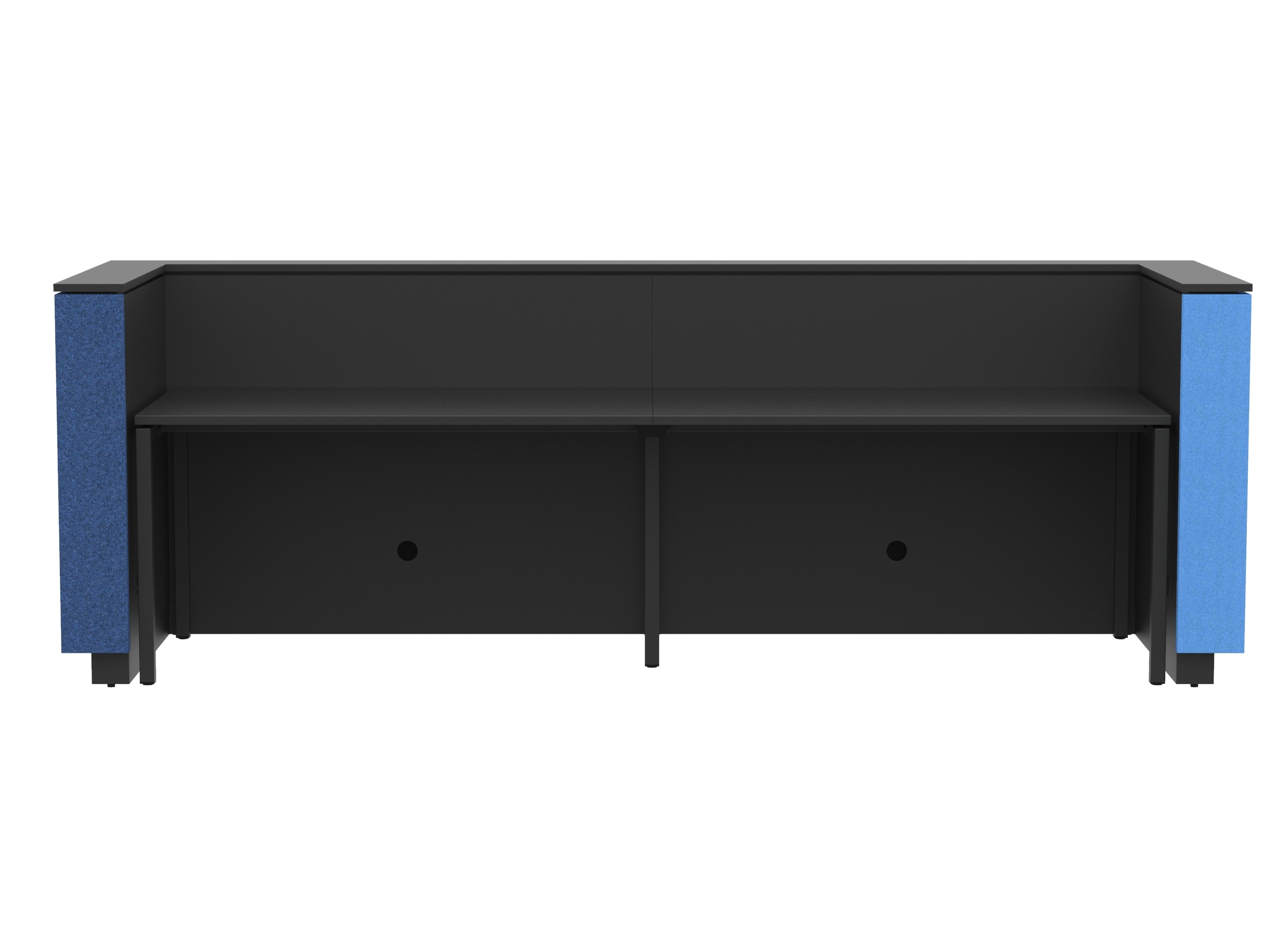 Domino 126" Reception Desk Table by NARBUTAS