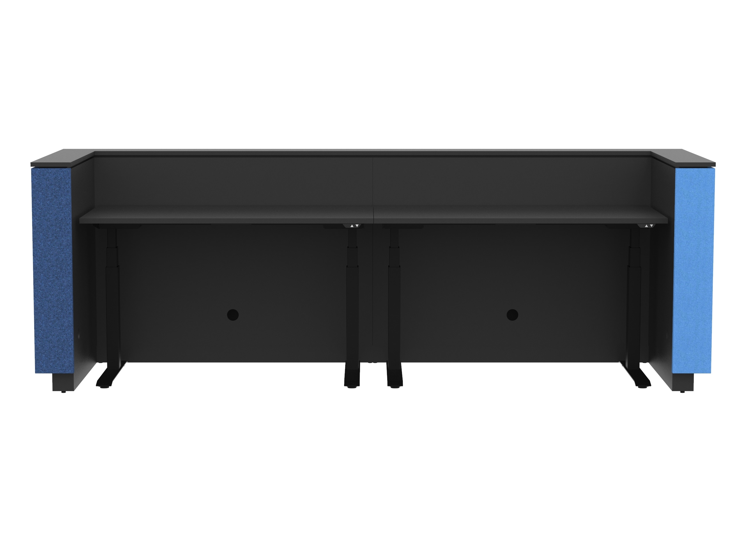 NARBUTAS Domino 126" 6 color Reception Desk