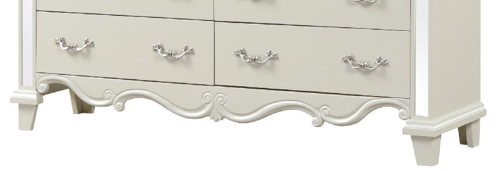 Milan 6-Drawer Wood Veneer Dresser