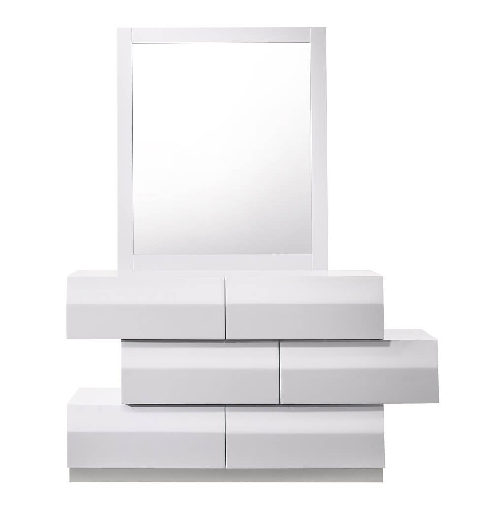Jennifer Italia Contre-Jour 3-Drawers Dresser with Mirror