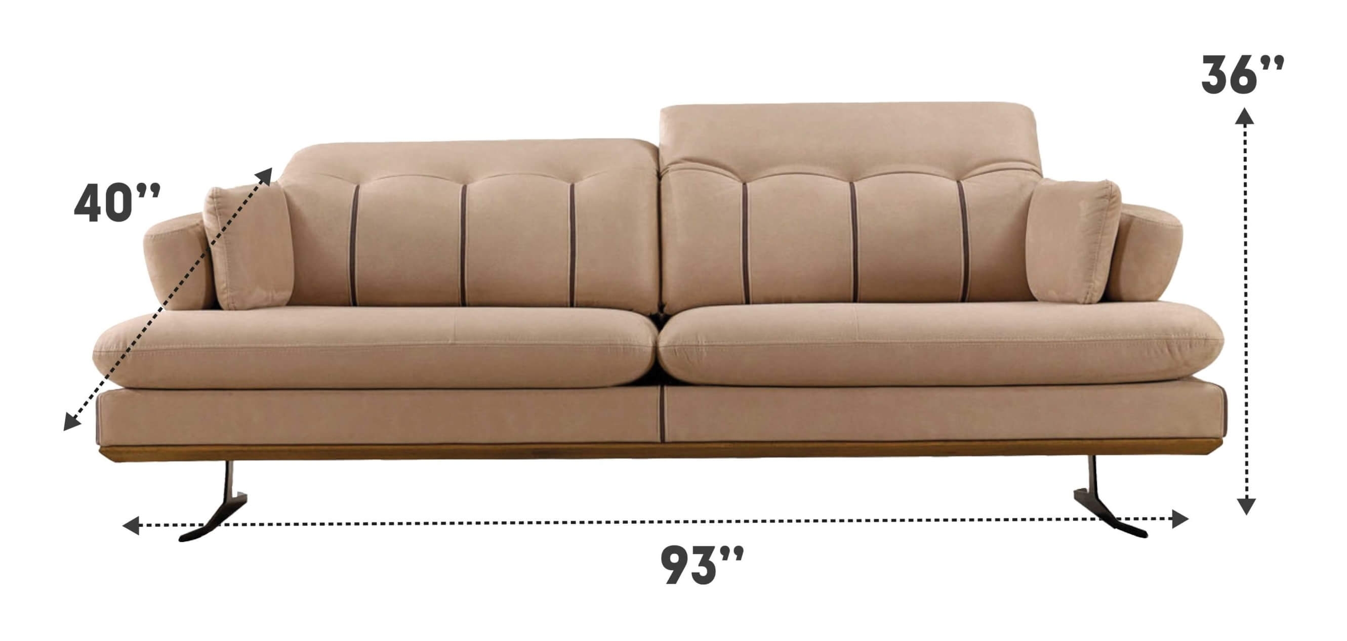Milenyum Fabric Living Room Set