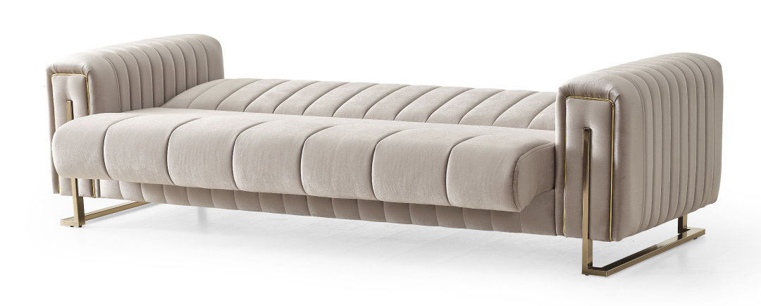 Milford Chenille Convertible Storage Sofa
