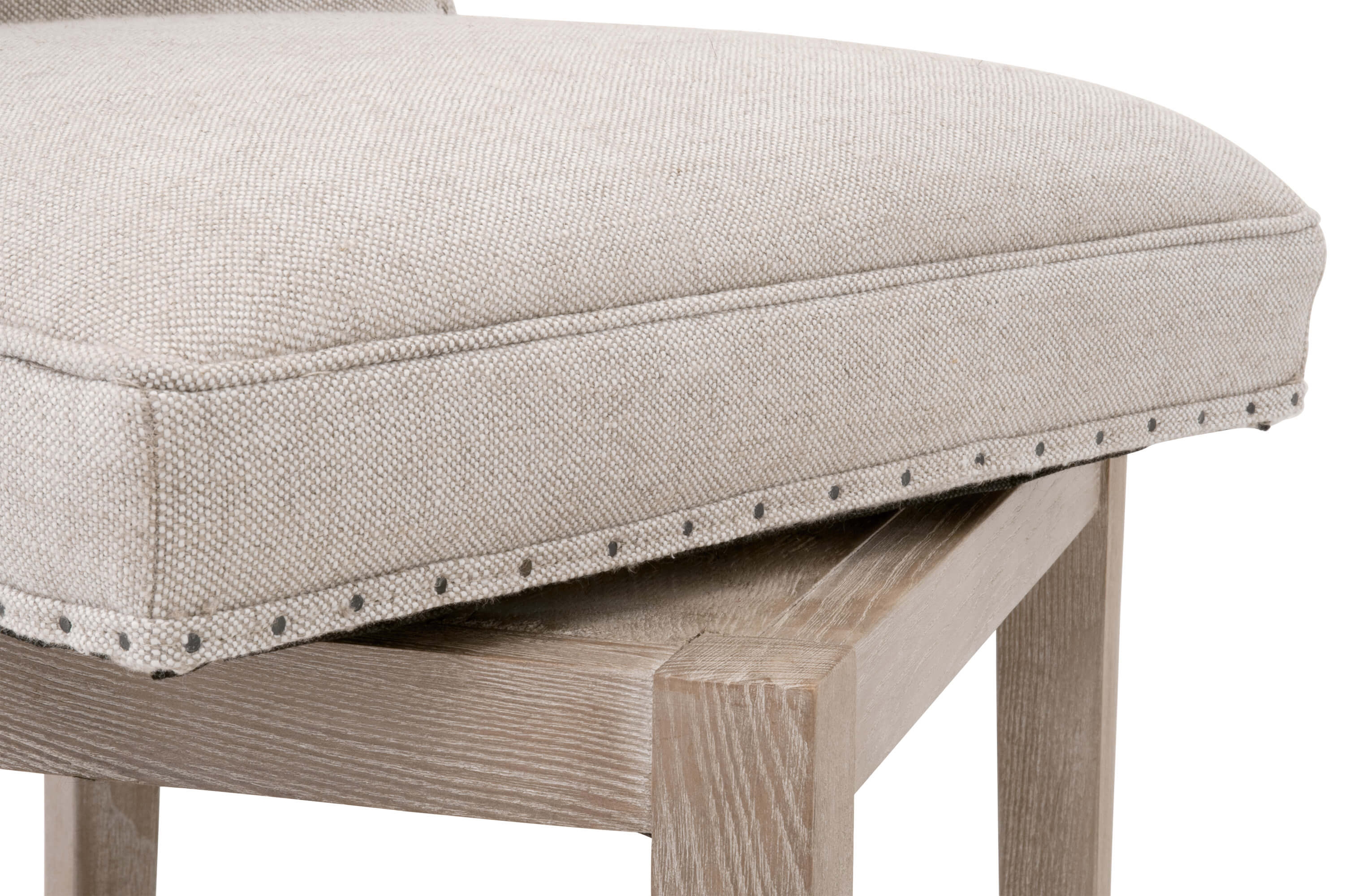 Milton Fabric/Wood Swivel Counter Stool