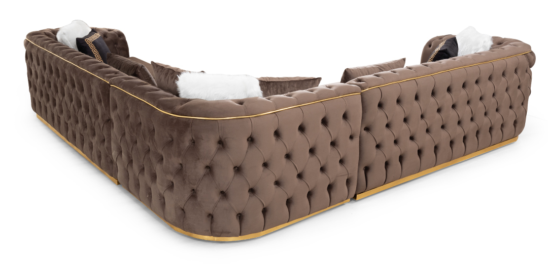 Missouri L-Shaped Upholstered Sectional