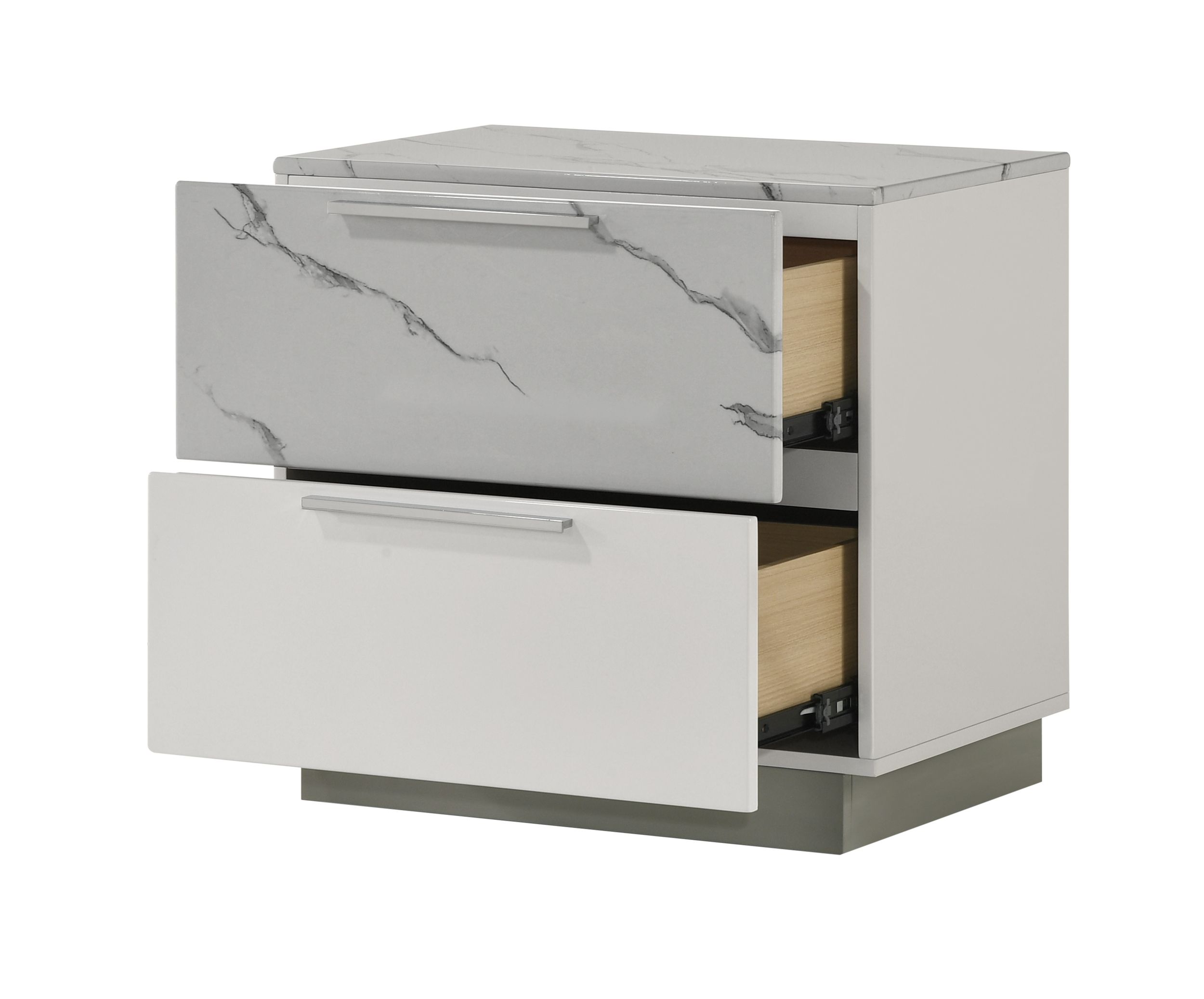 espidoo Modern Nightstand with Drawers