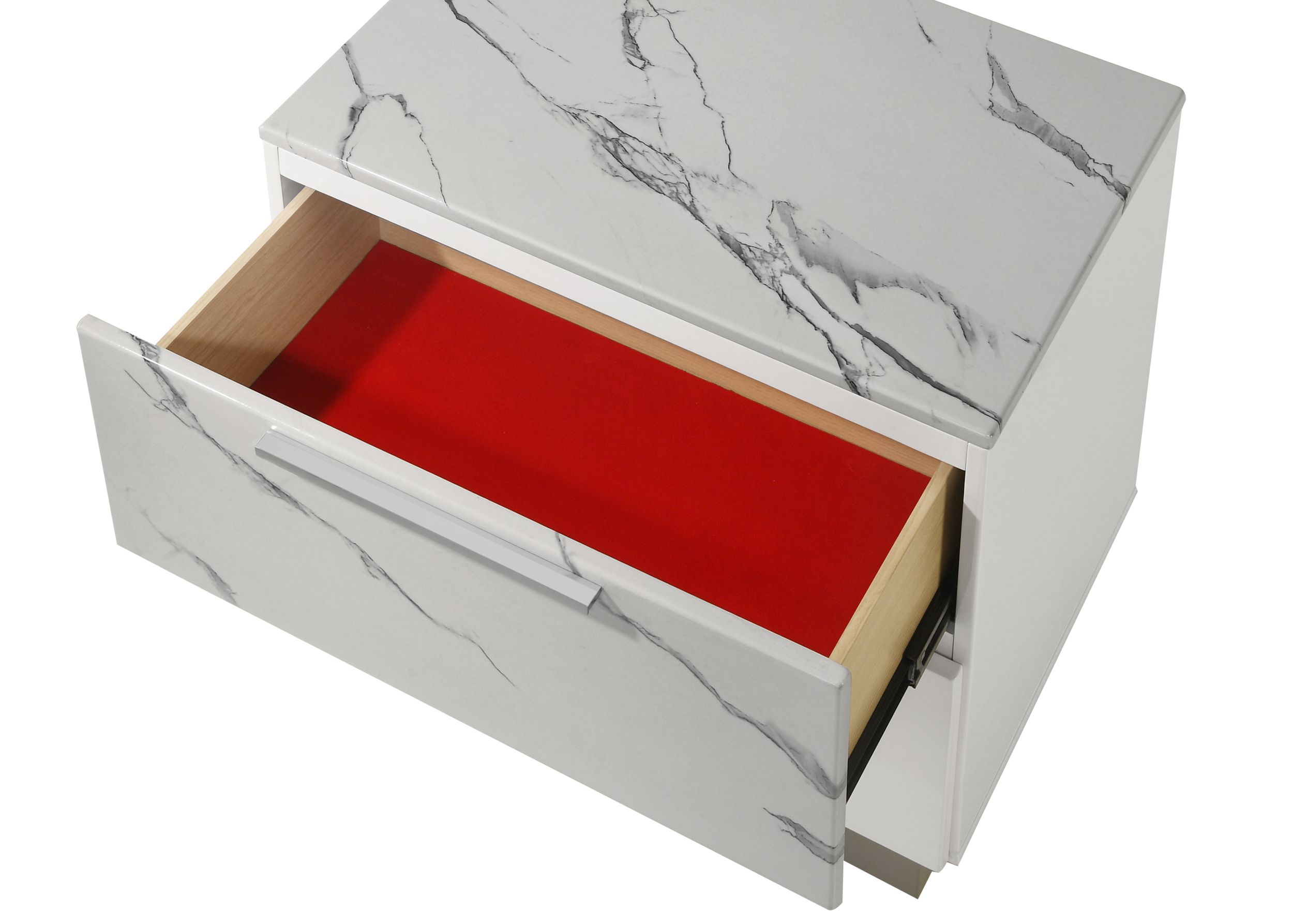 Wooden Nightstand Mist Nightstand 