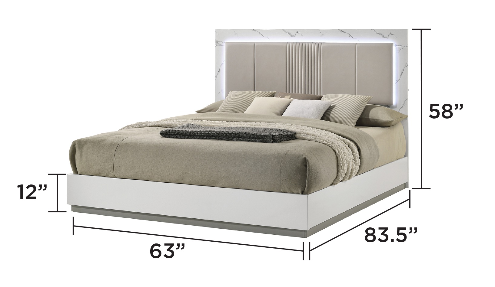 Yestar Modern King Bed Frame