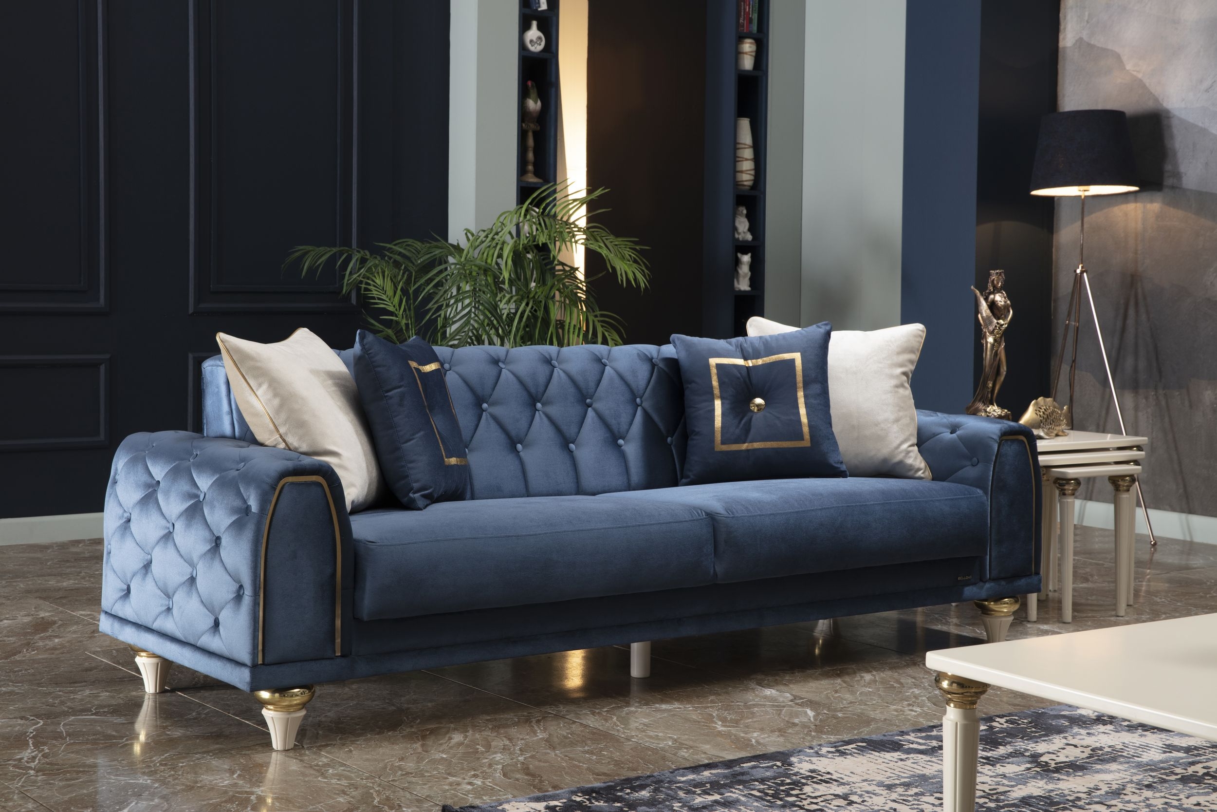 Mistral Fabric Sleeper Living Room Set