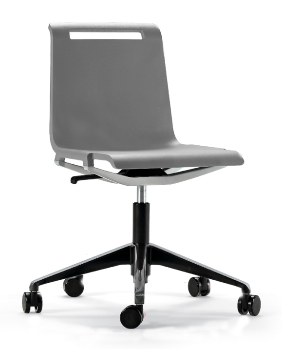 Mit Polypropylene Gaslift Swivel Office Chair w/Castors