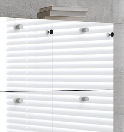 Mito Office Lockable File Cabinet w/6 Gloss Finish Drawers