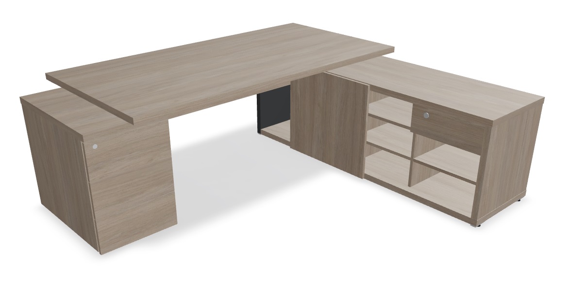 Mito Executive Melamine Desk by MDD