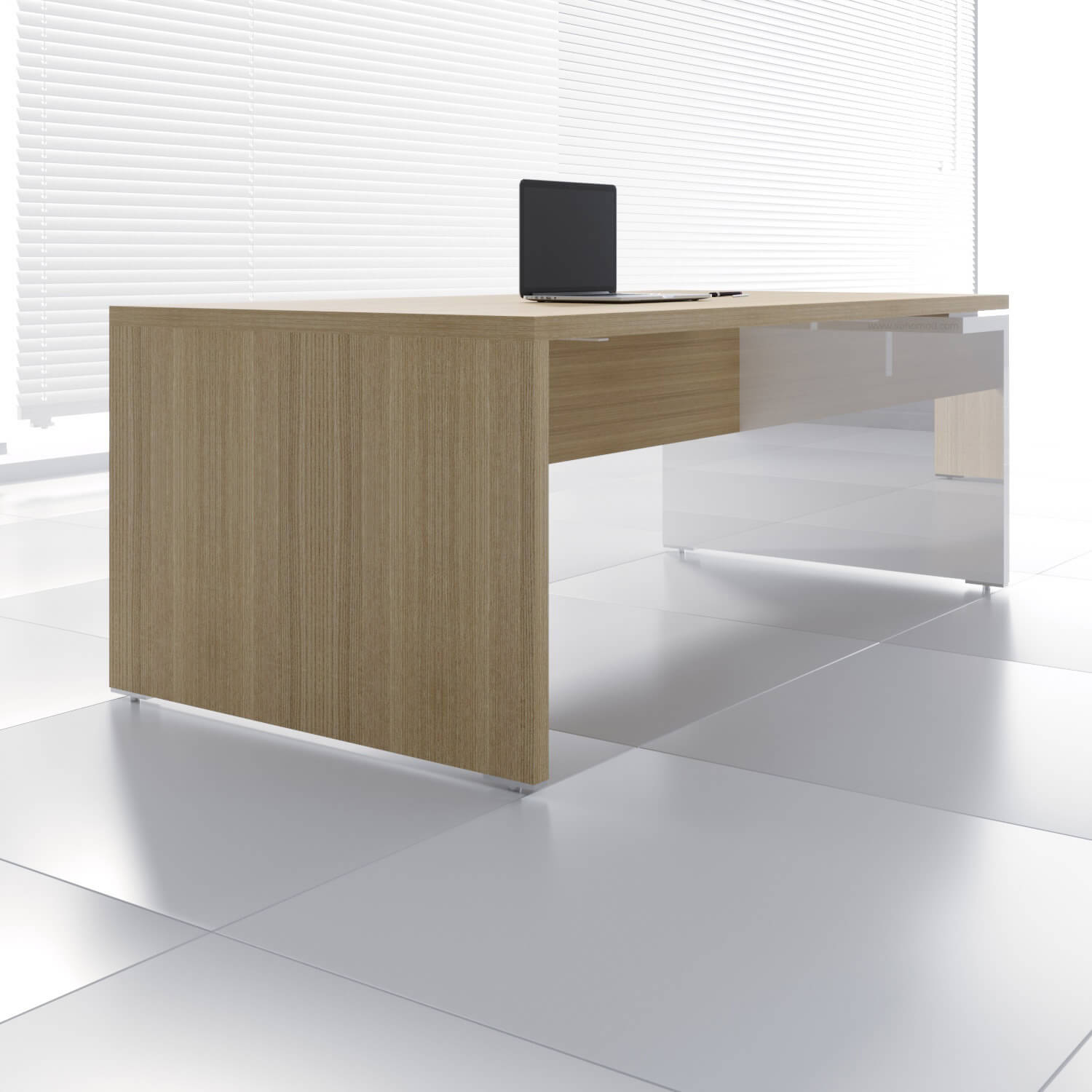 Light Sycamore + High Gloss White