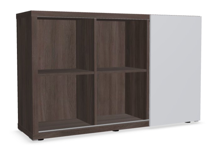 Mito Office Managerial Cabinet w/Sliding Matt Finish Door