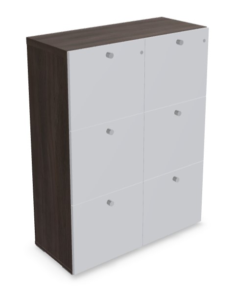 Mito Office Lockable File Cabinet w/6 Matt Finish Drawers