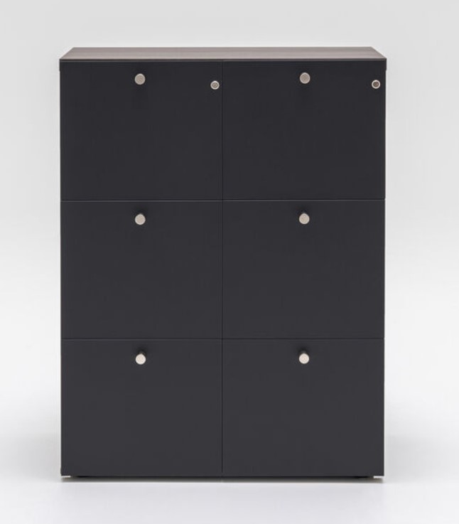 Mito Office Lockable File Cabinet w/6 Drawers