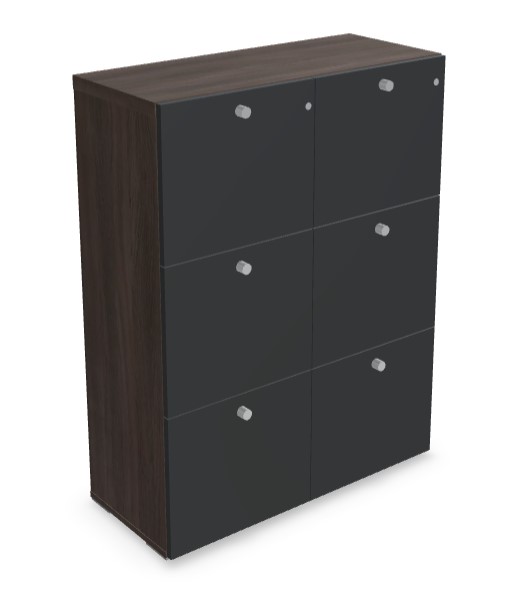 Mito Office Lockable File Cabinet w/6 Matt Finish Drawers