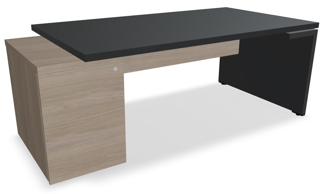 Mito Fenix Melamine Executive Straight Desk