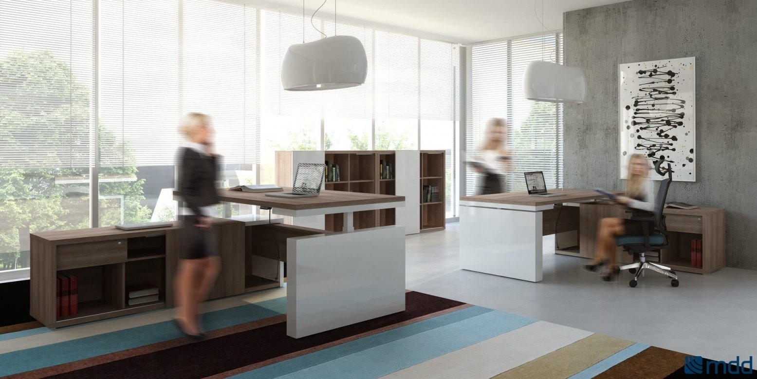 MDD Mito Height Adjustable Executive Desk