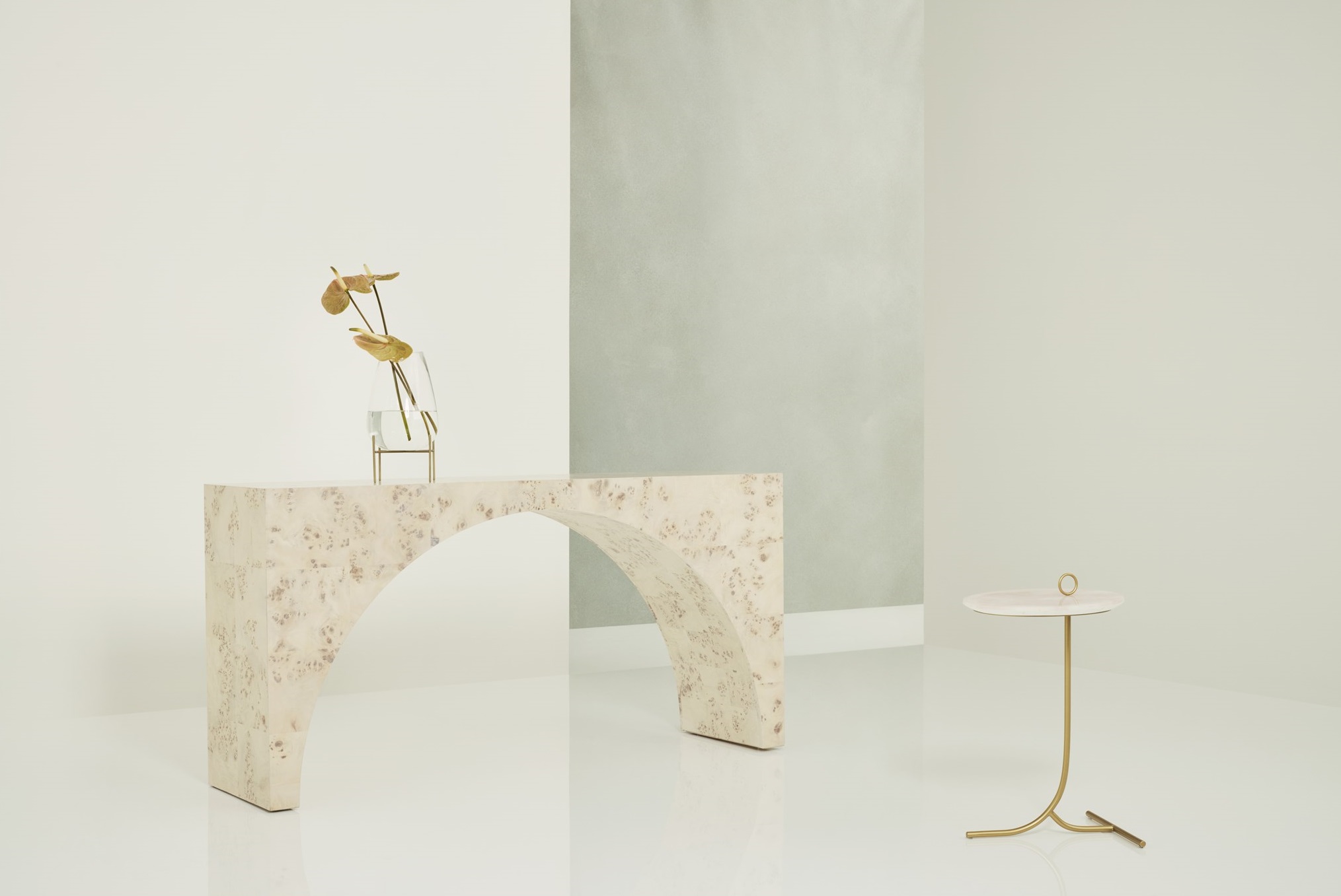 Arc Wood Console Table