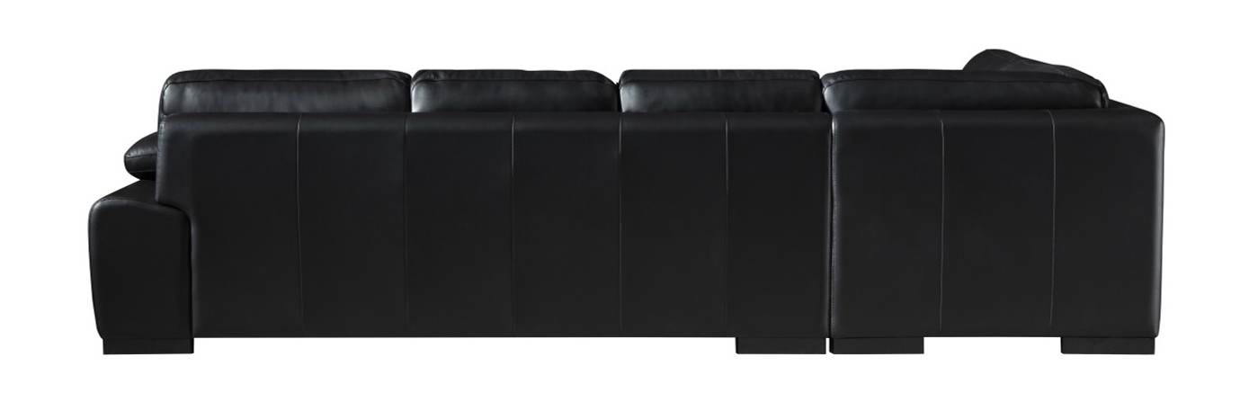 ML157 Top Grain Leather Match L-Shape Sectional, Left Chaise Facing